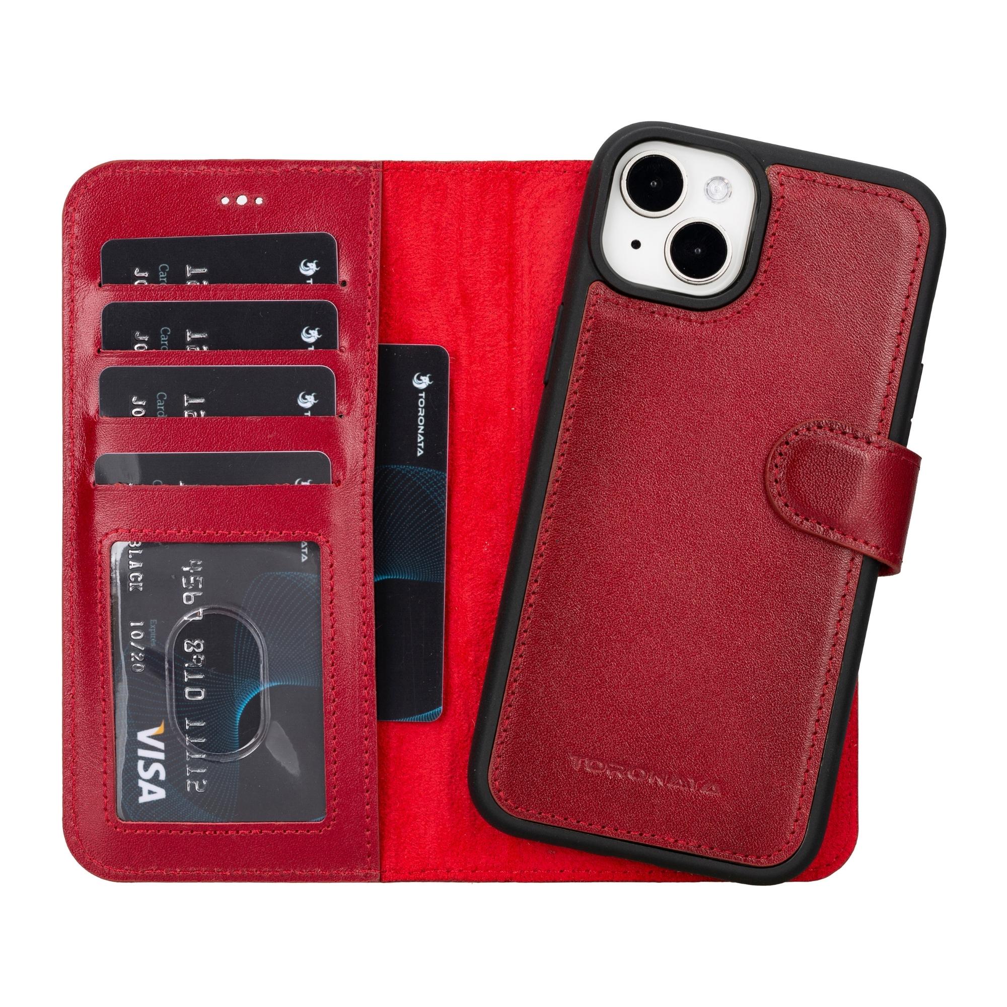 Casper iPhone 14 Series Detachable Leather Wallet Case - Image 157