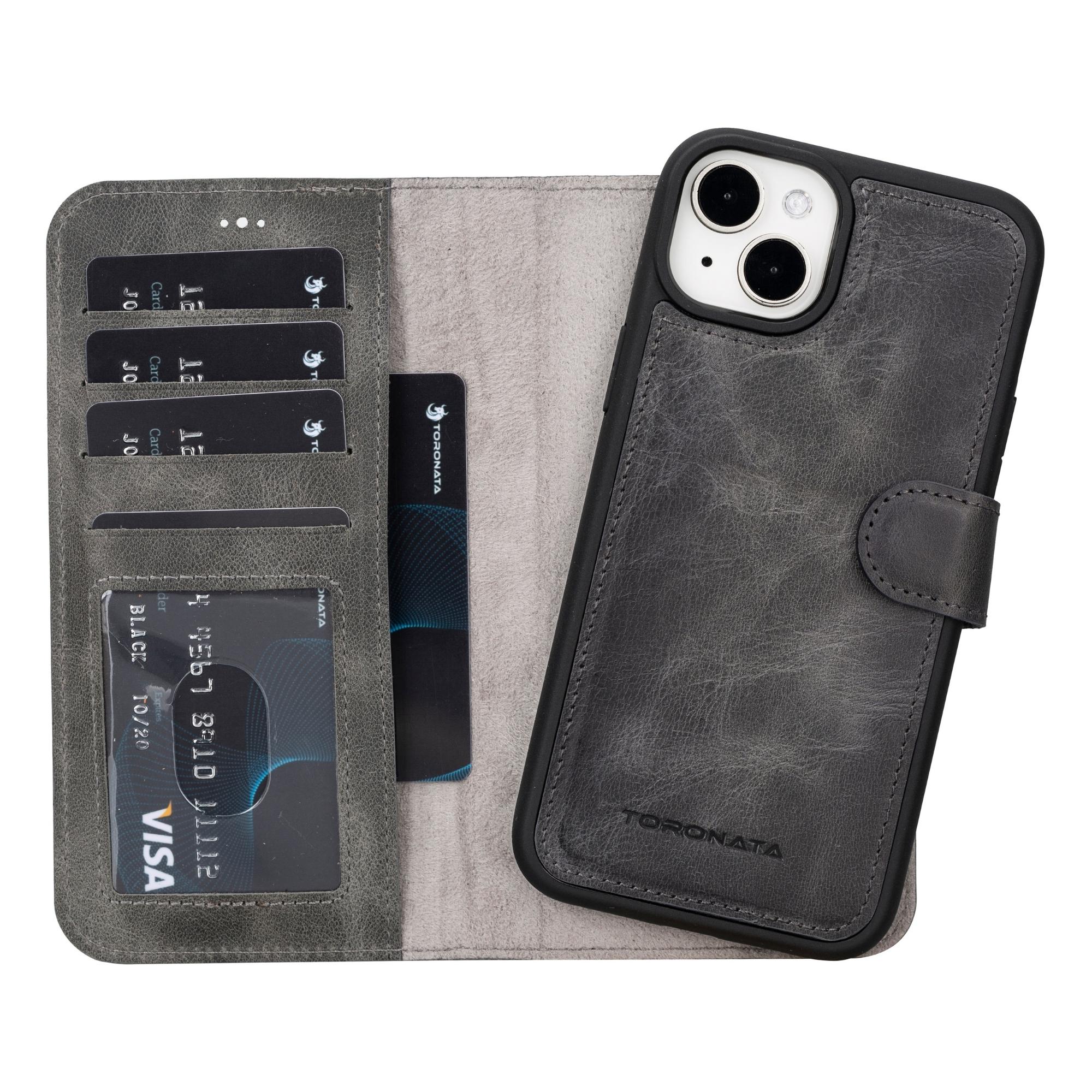 Casper iPhone 14 Series Detachable Leather Wallet Case - Image 168