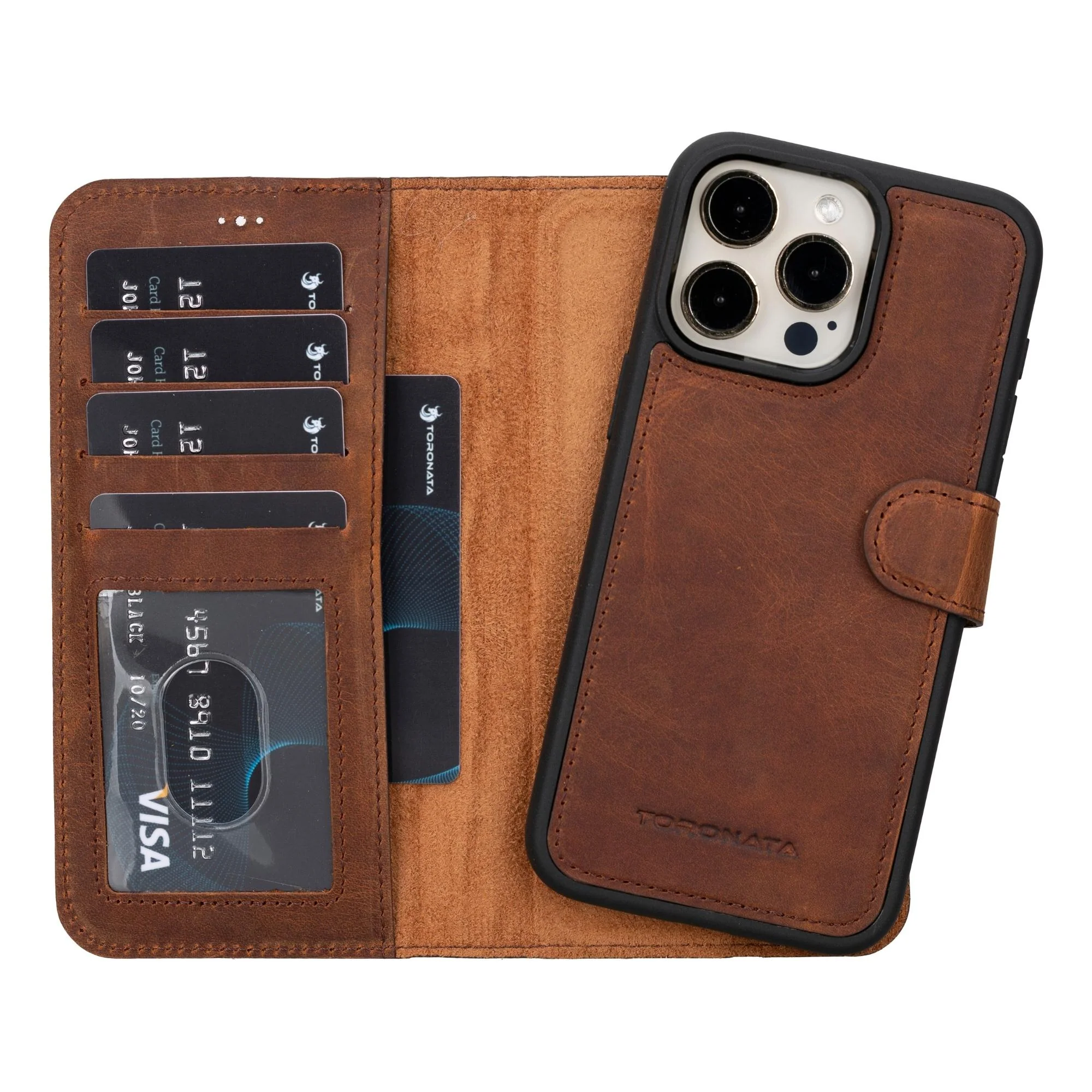 Casper iPhone 14 Series Detachable Leather Wallet Case - Image 26