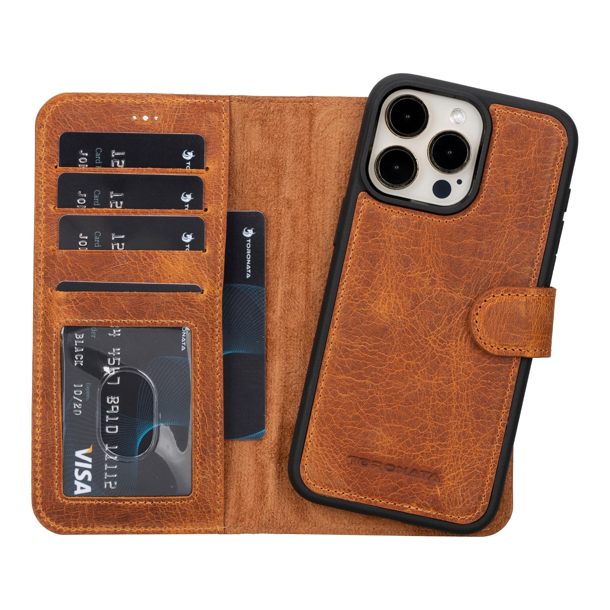Casper iPhone 14 Series Detachable Leather Wallet Case - Image 37