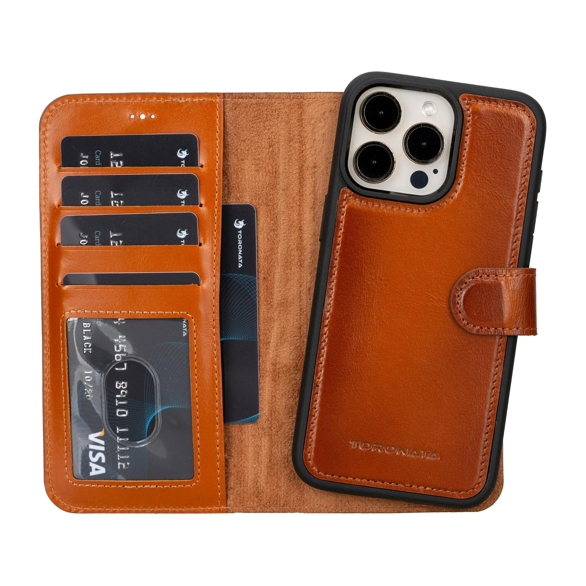 Casper iPhone 14 Series Detachable Leather Wallet Case - Image 4