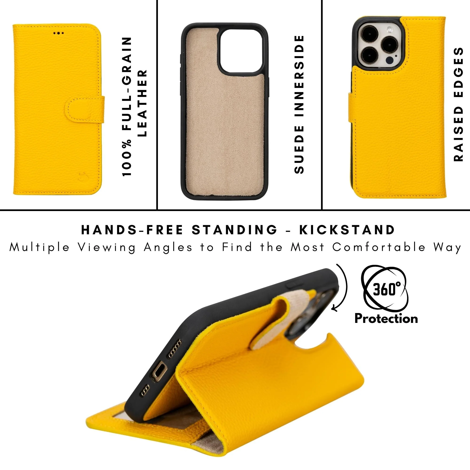 Casper iPhone 14 Series Detachable Leather Wallet Case - Image 58