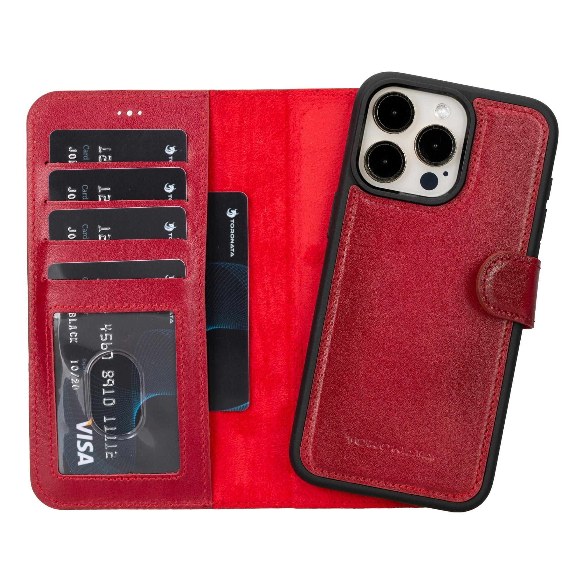 Casper iPhone 14 Series Detachable Leather Wallet Case - Image 70
