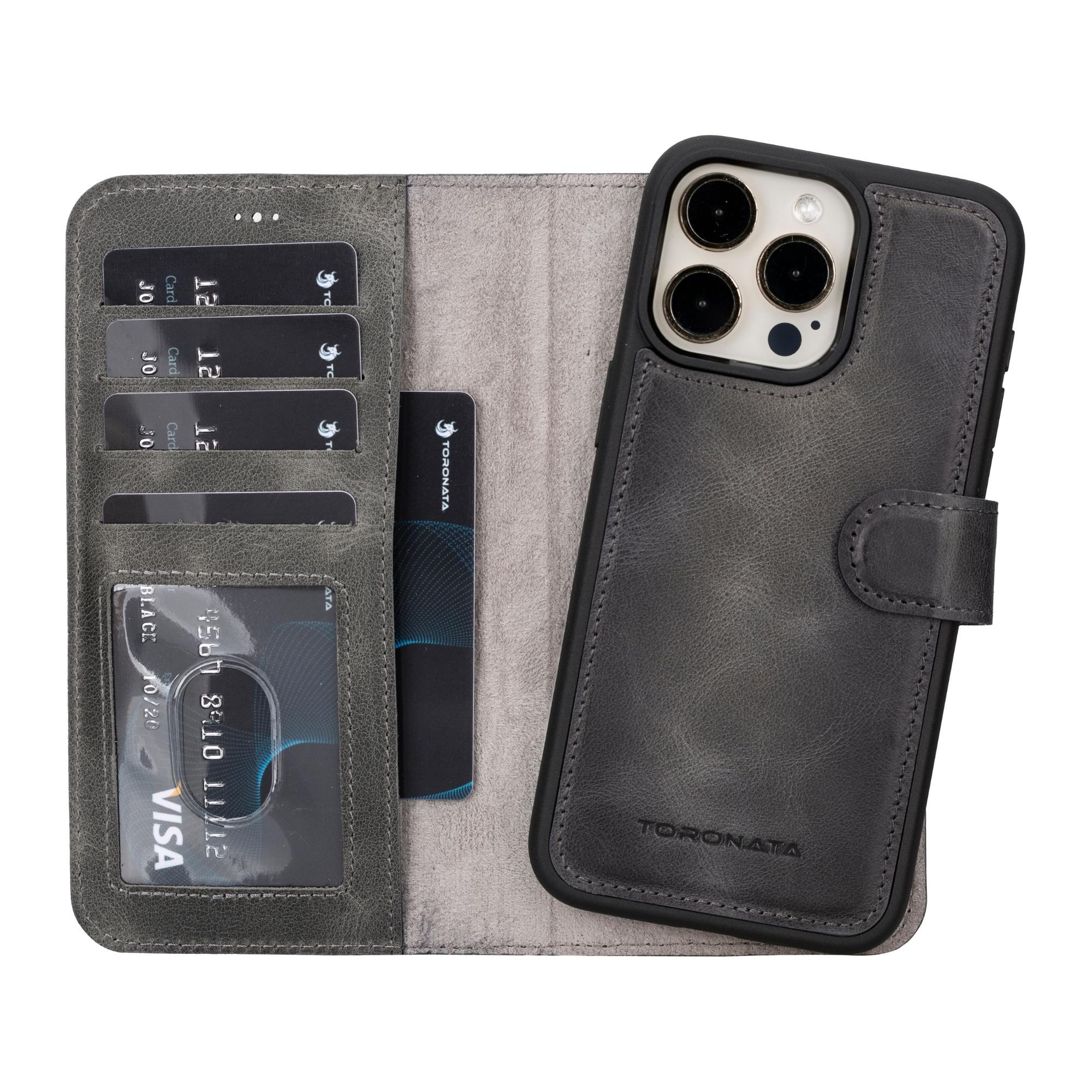 Casper iPhone 14 Series Detachable Leather Wallet Case - Image 81