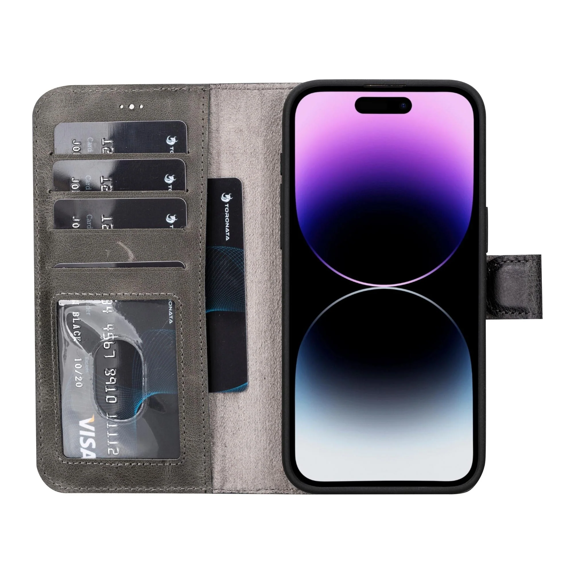 Casper iPhone 14 Series Detachable Leather Wallet Case - Image 83