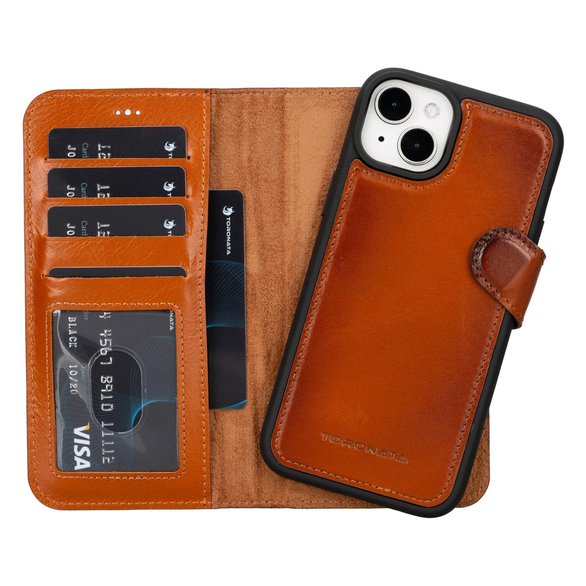 Casper iPhone 14 Series Detachable Leather Wallet Case - Image 92