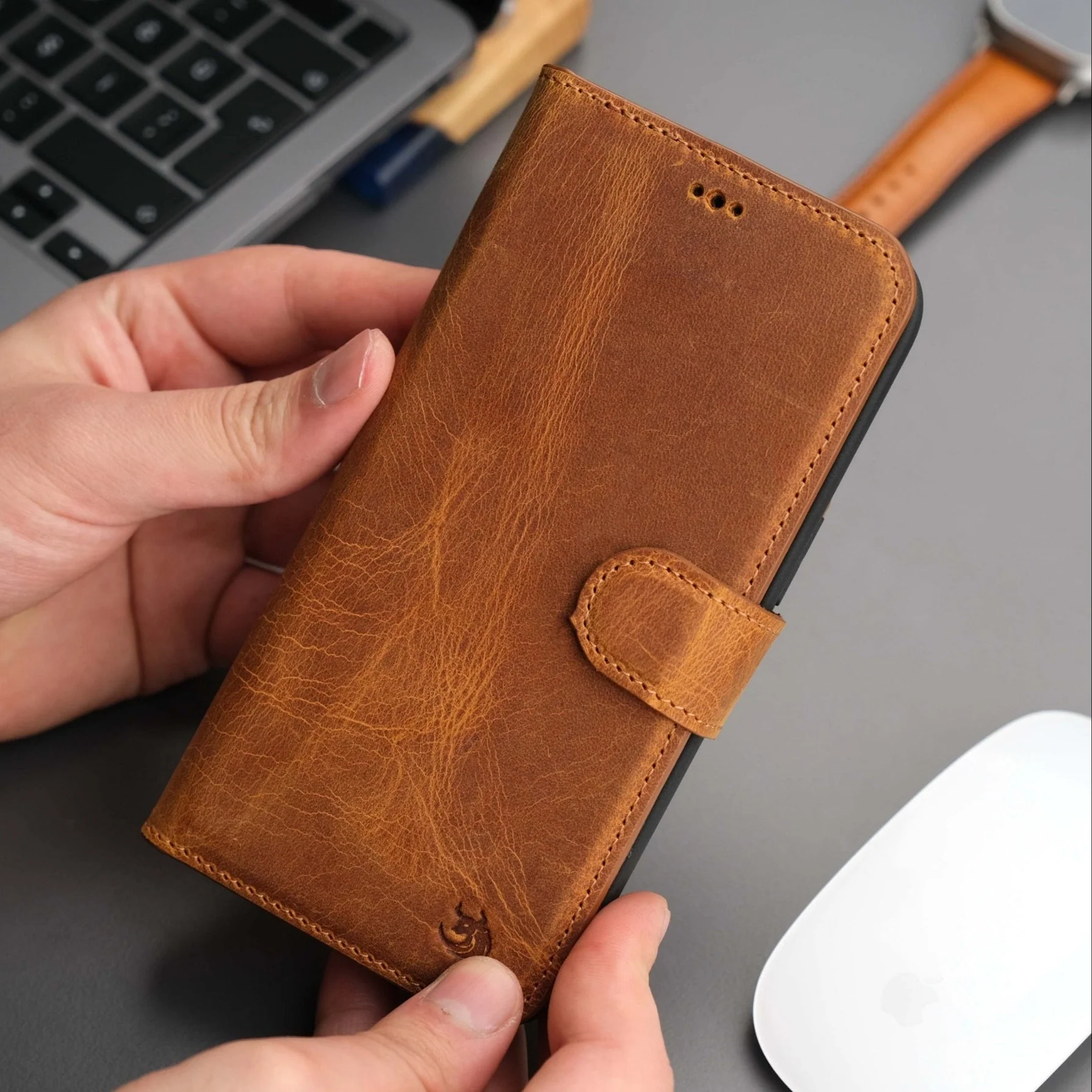 Casper iPhone 16 Plus Wallet Case Leather MagSafe - Image 26