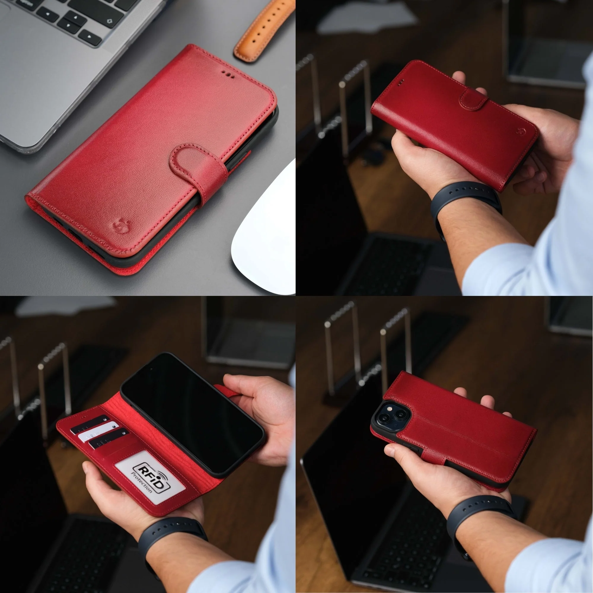 Casper iPhone 16 Plus Wallet Case Leather MagSafe - Image 47