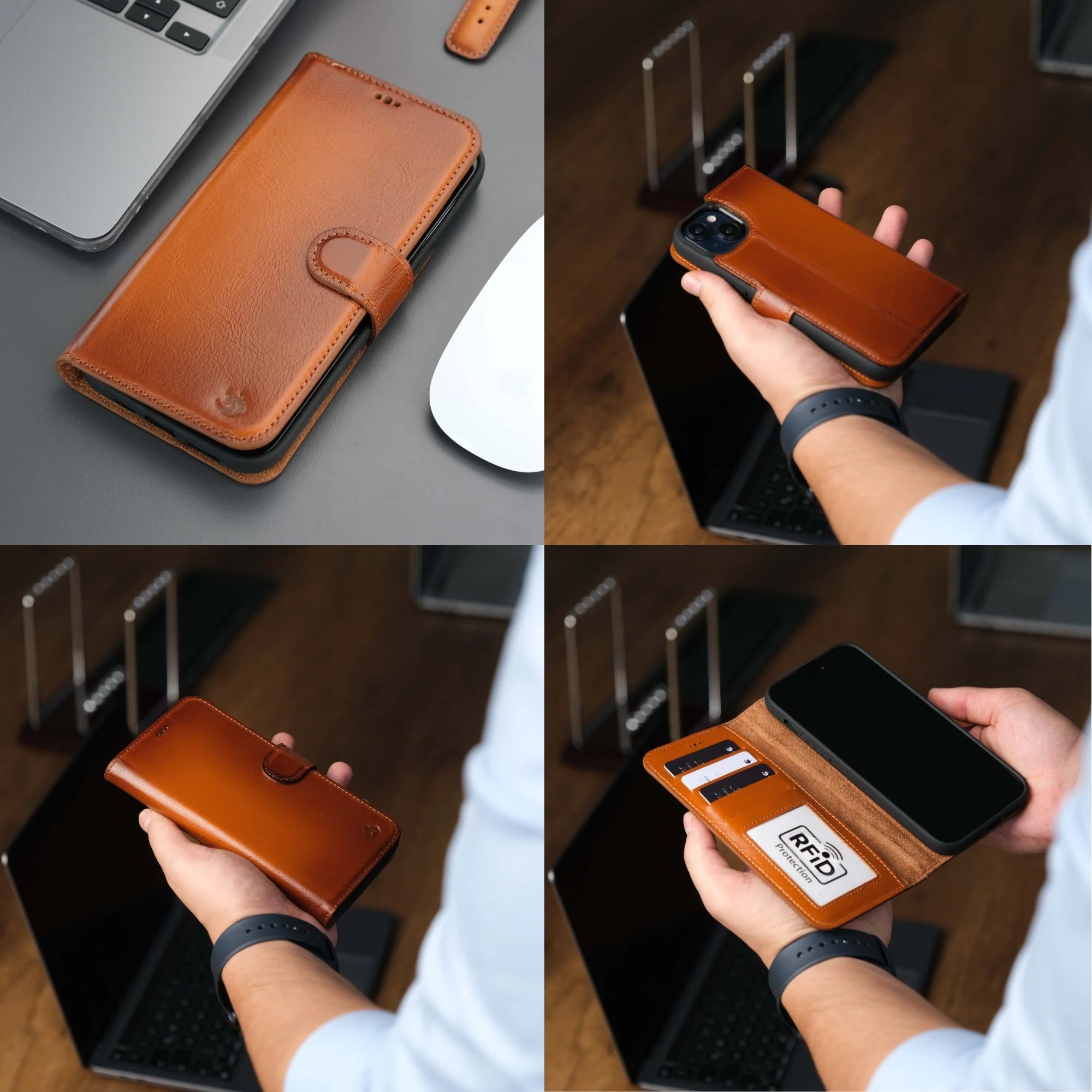 Casper iPhone 16 Plus Wallet Case Leather MagSafe - Image 7