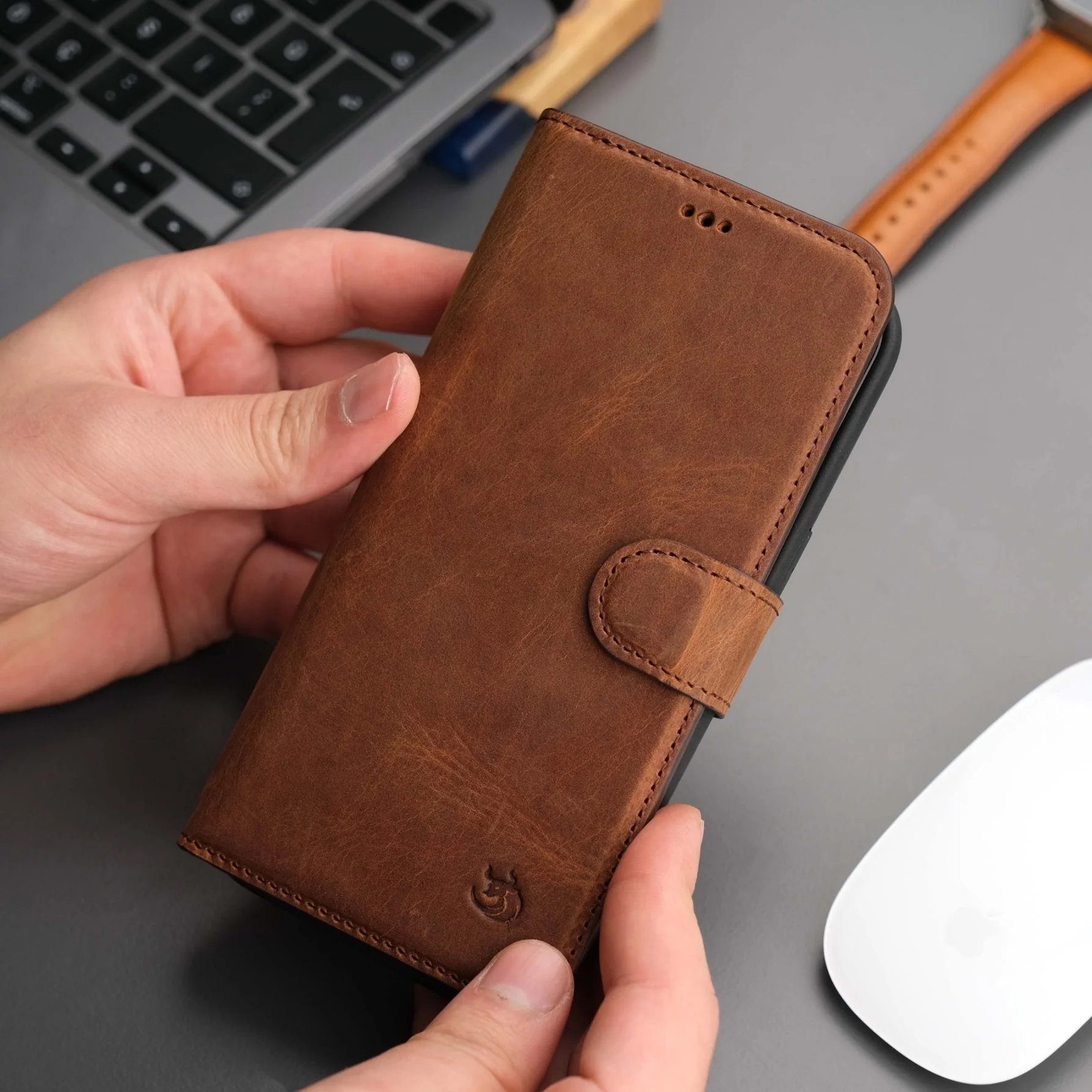 Casper iPhone 16 Pro Max Wallet Case Leather MagSafe - Image 10