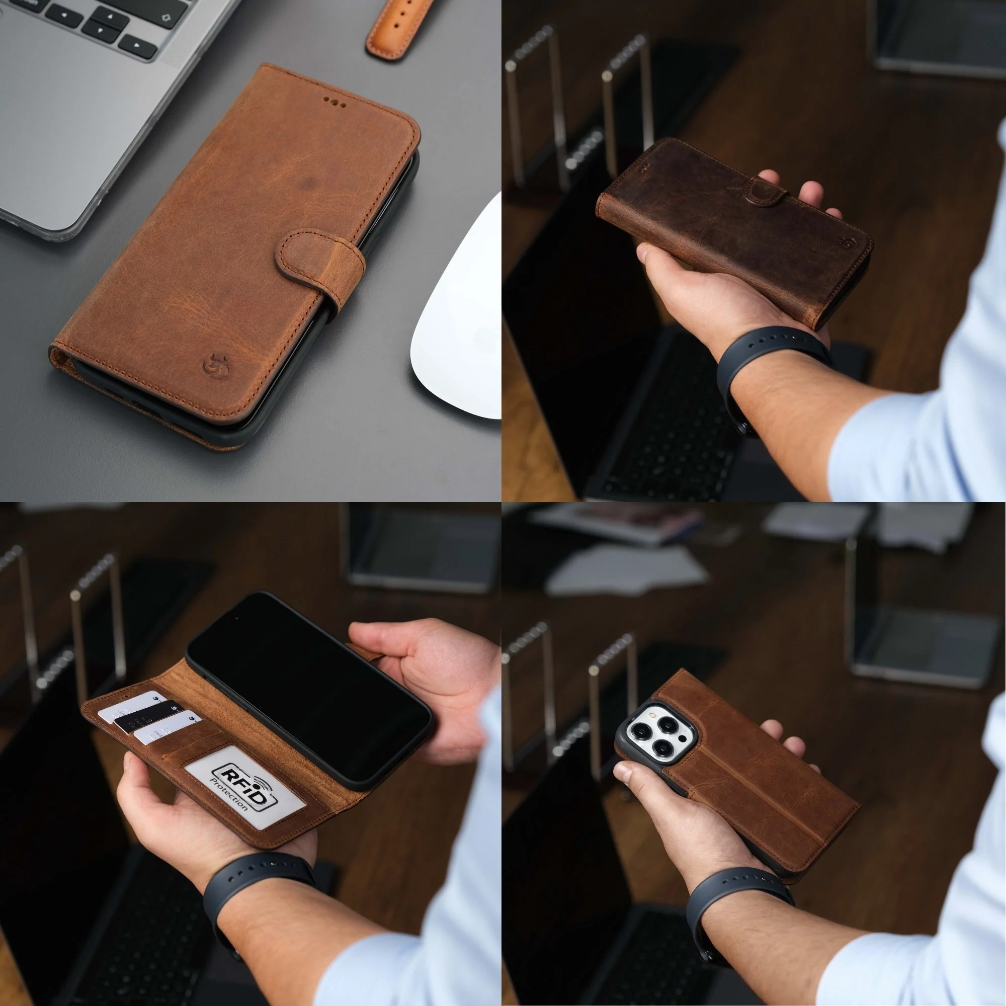 Casper iPhone 16 Pro Max Wallet Case Leather MagSafe - Image 15