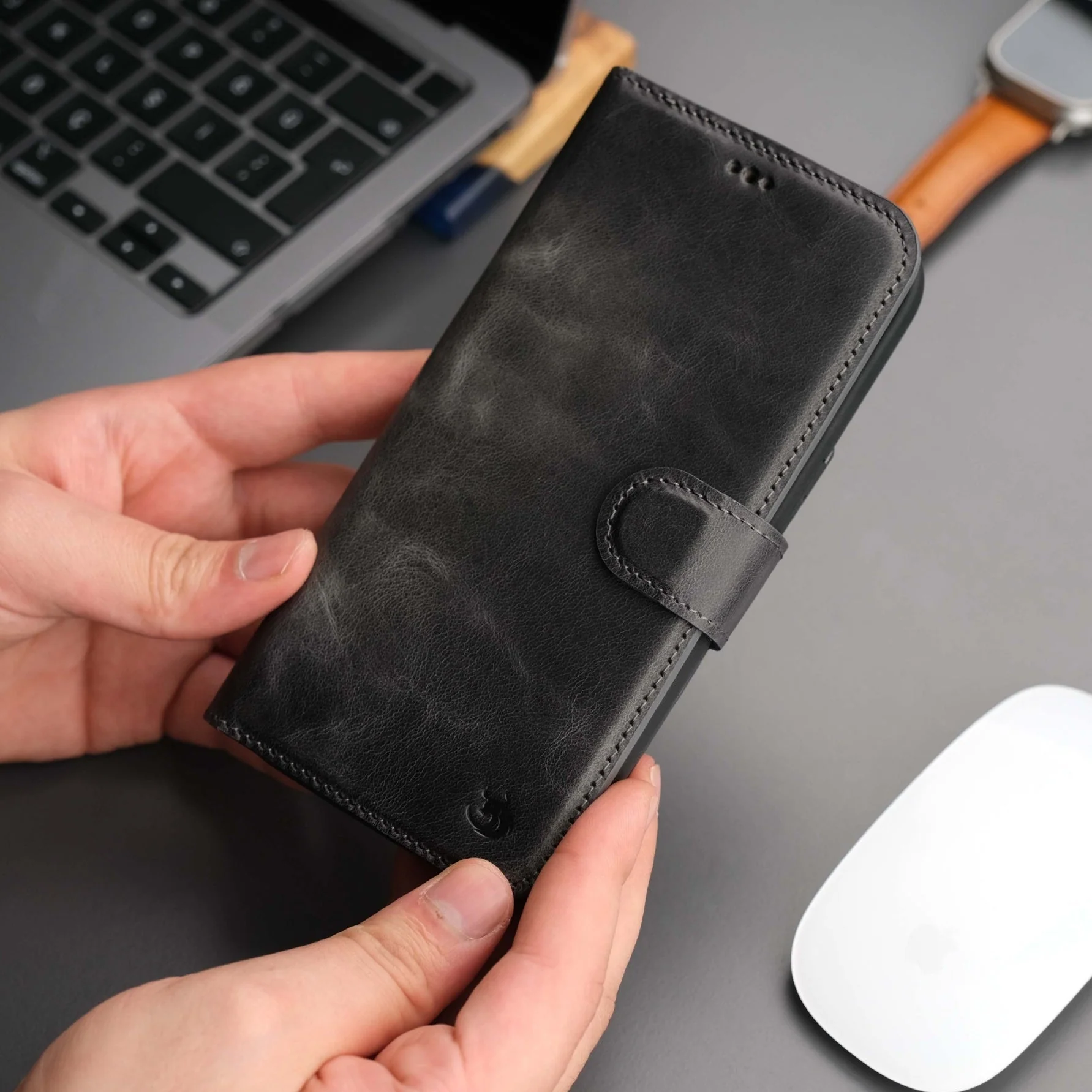 Casper iPhone 16 Pro Max Wallet Case Leather MagSafe - Image 34