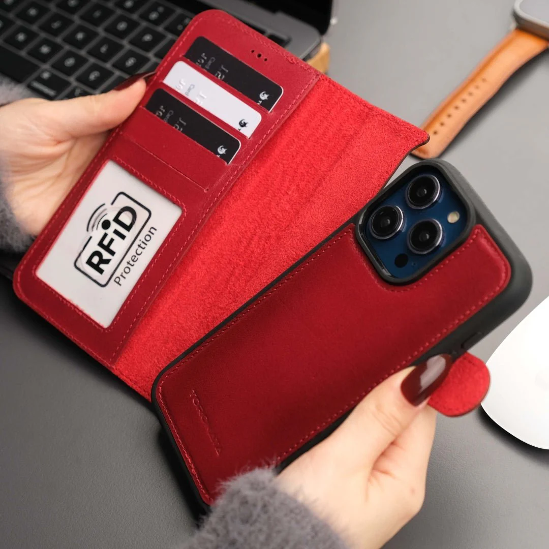 Casper iPhone 16 Pro Max Wallet Case Leather MagSafe - Image 41