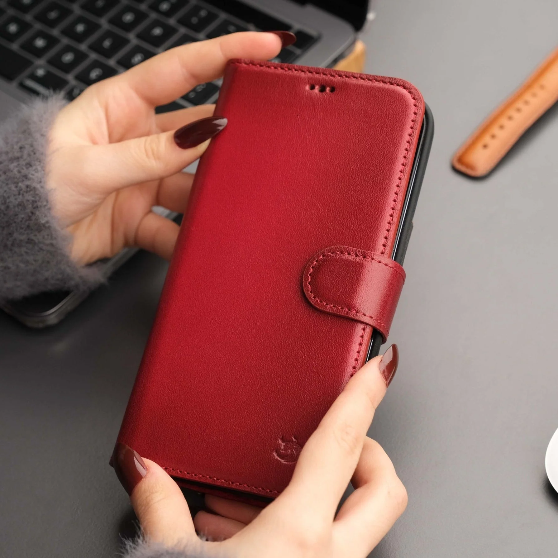 Casper iPhone 16 Pro Max Wallet Case Leather MagSafe - Image 42