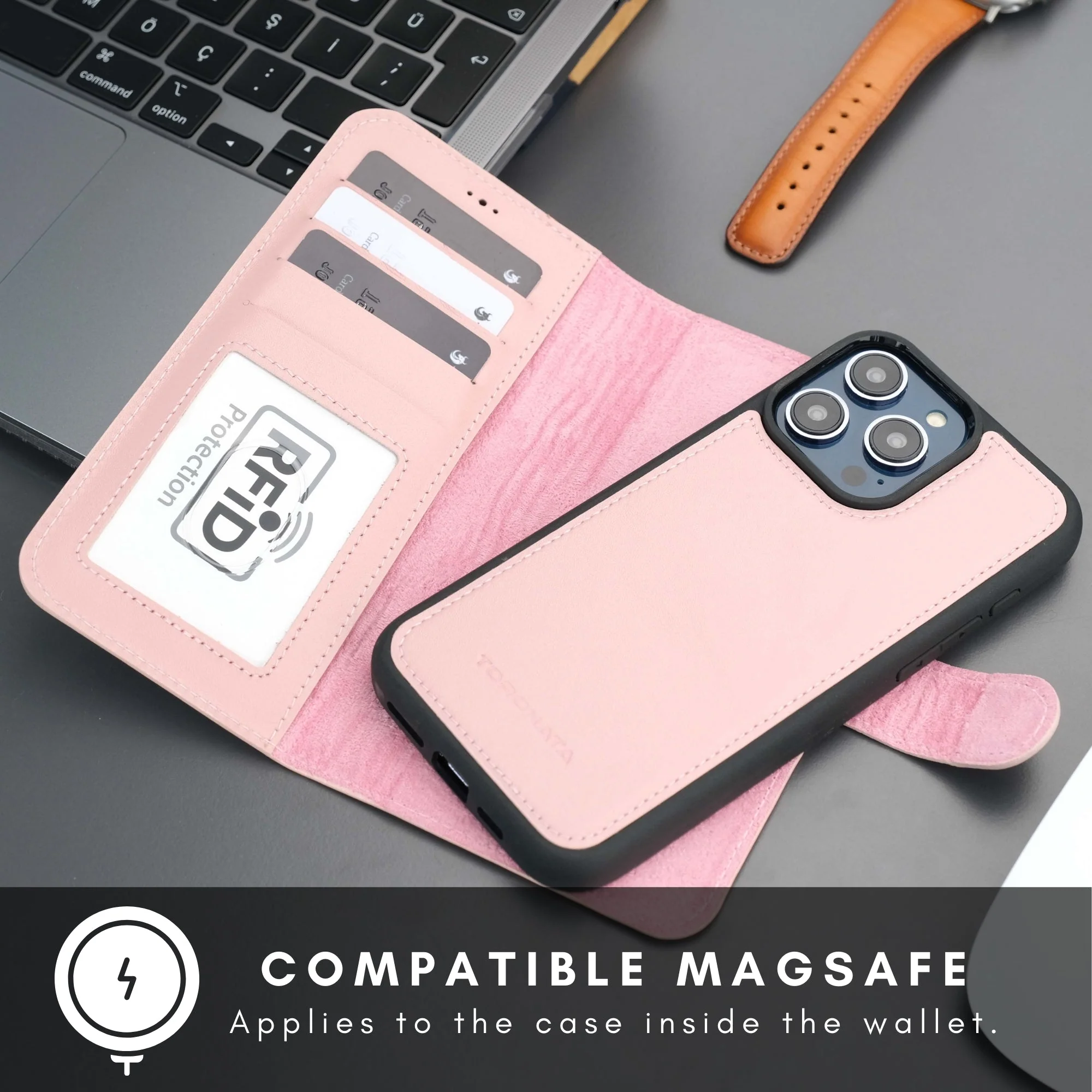 Casper iPhone 16 Pro Max Wallet Case Leather MagSafe - Image 51