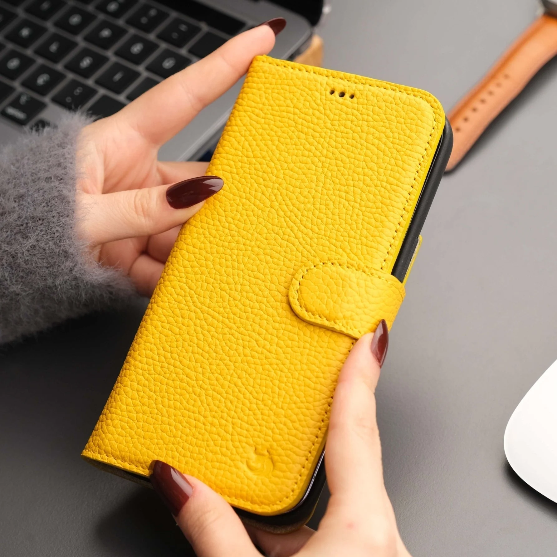 Casper iPhone 16 Pro Max Wallet Case Leather MagSafe - Image 58