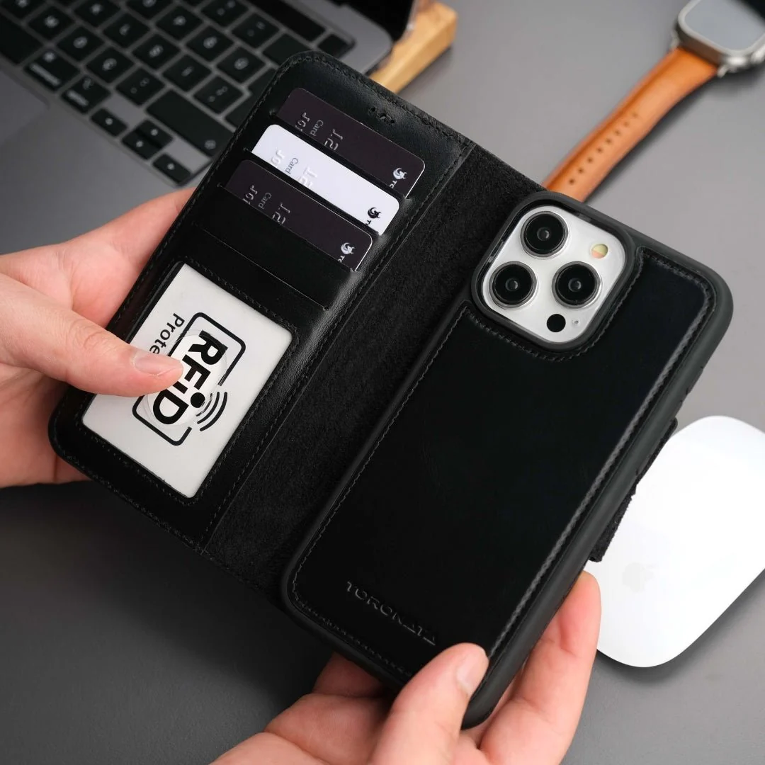 Casper iPhone 16 Pro Wallet Case Leather MagSafe - Image 17