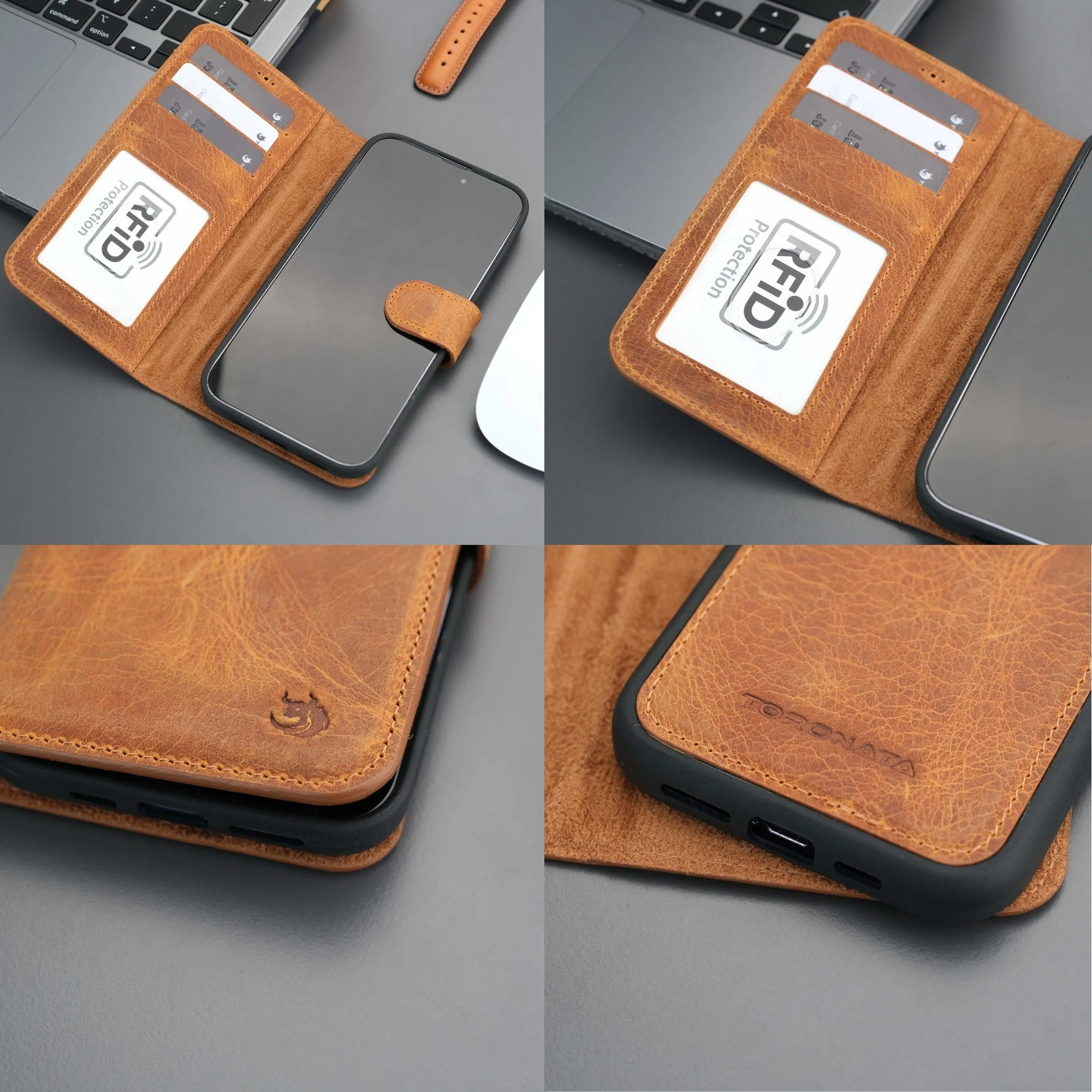 Casper iPhone 16 Pro Wallet Case Leather MagSafe - Image 31