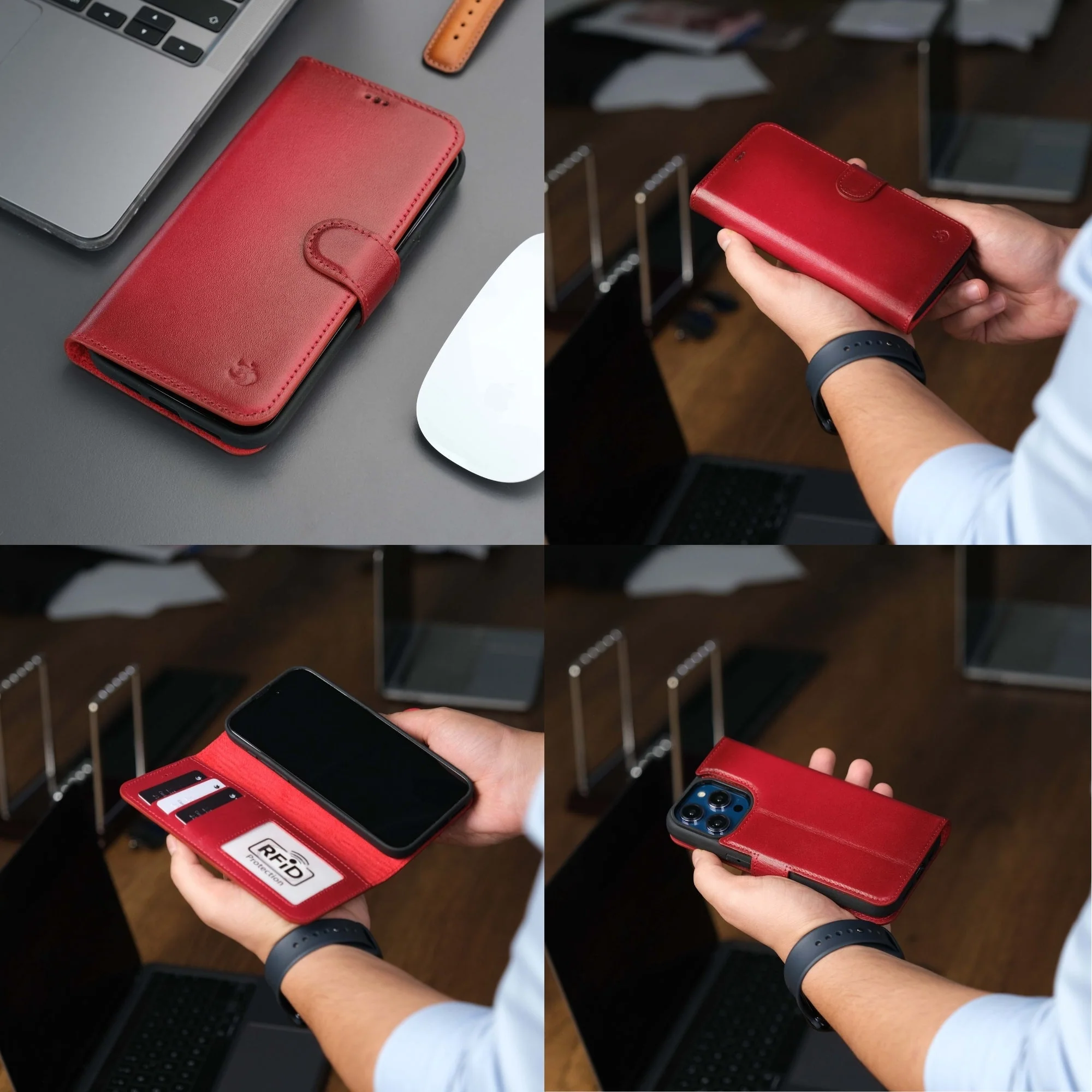 Casper iPhone 16 Pro Wallet Case Leather MagSafe - Image 48