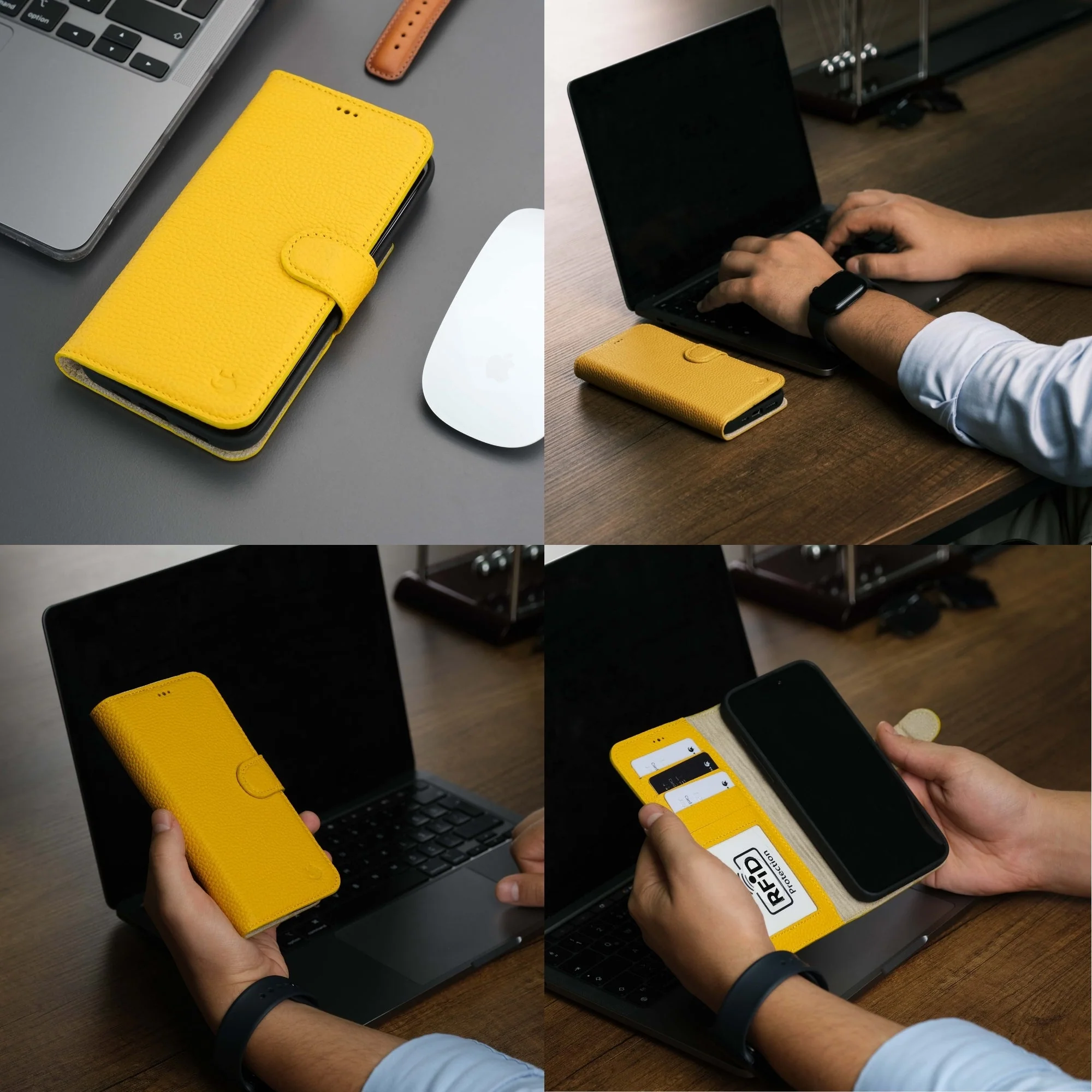 Casper iPhone 16 Pro Wallet Case Leather MagSafe - Image 64