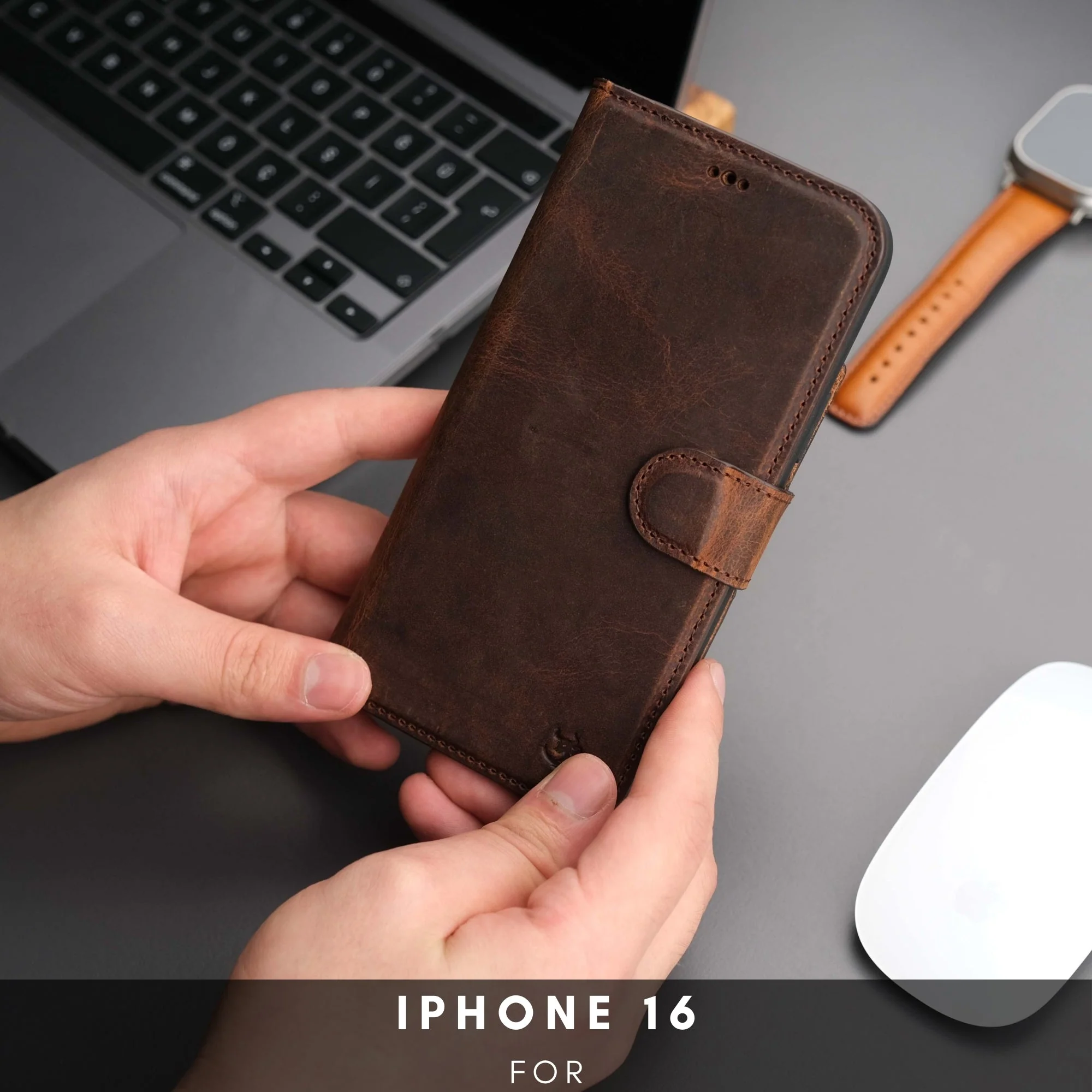 Casper iPhone 16 Wallet Case Leather MagSafe - Image 10