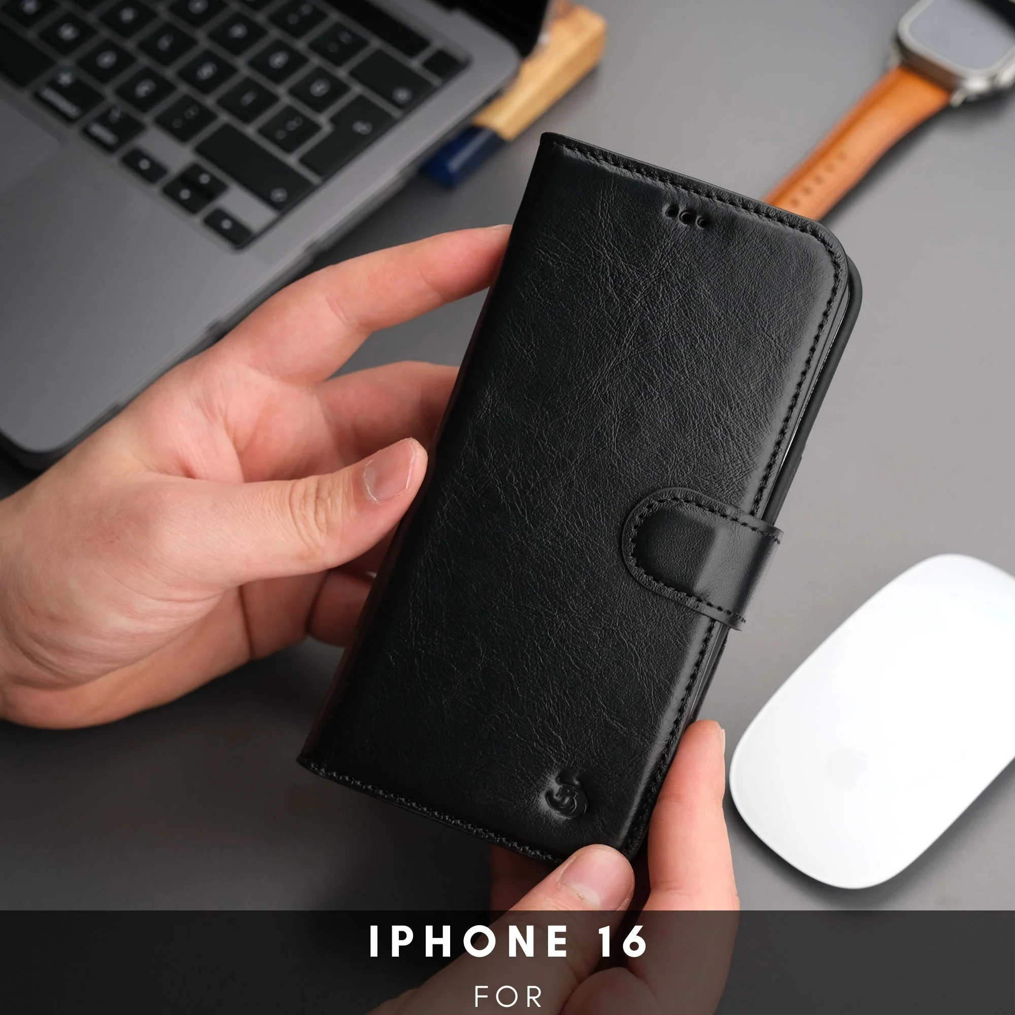 Casper iPhone 16 Wallet Case Leather MagSafe - Image 18