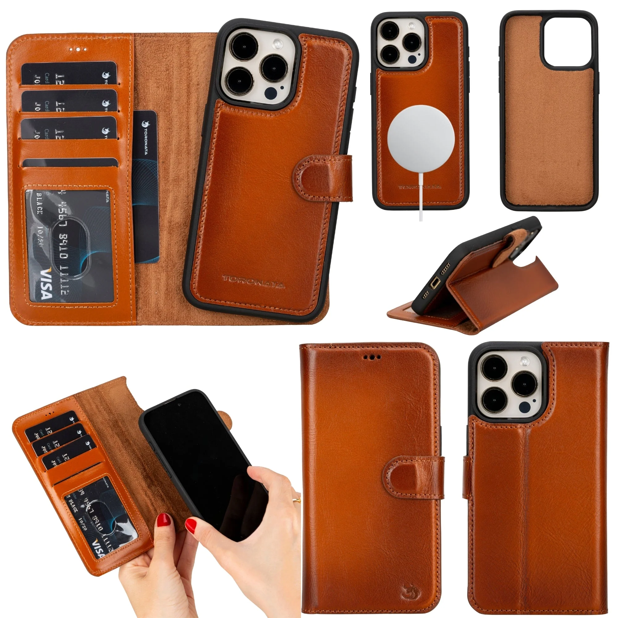 Casper Leather iPhone 14 Pro Wallet Case | MagSafe - Image 10