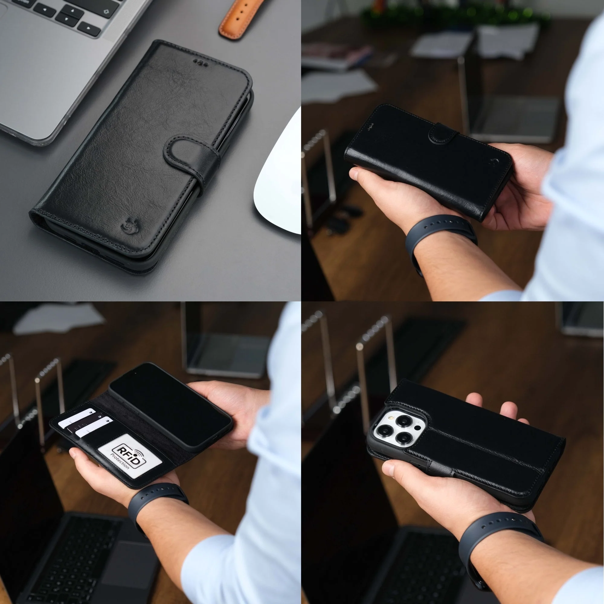 Casper Leather iPhone 14 Pro Wallet Case | MagSafe - Image 26