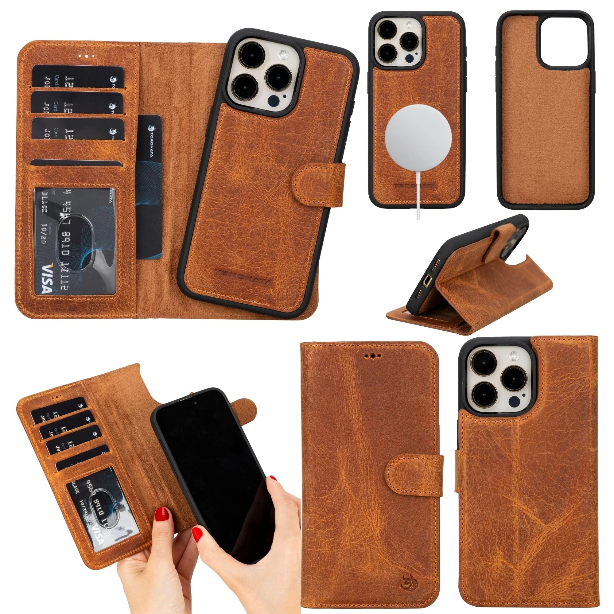 Casper Leather iPhone 14 Pro Wallet Case | MagSafe - Image 28