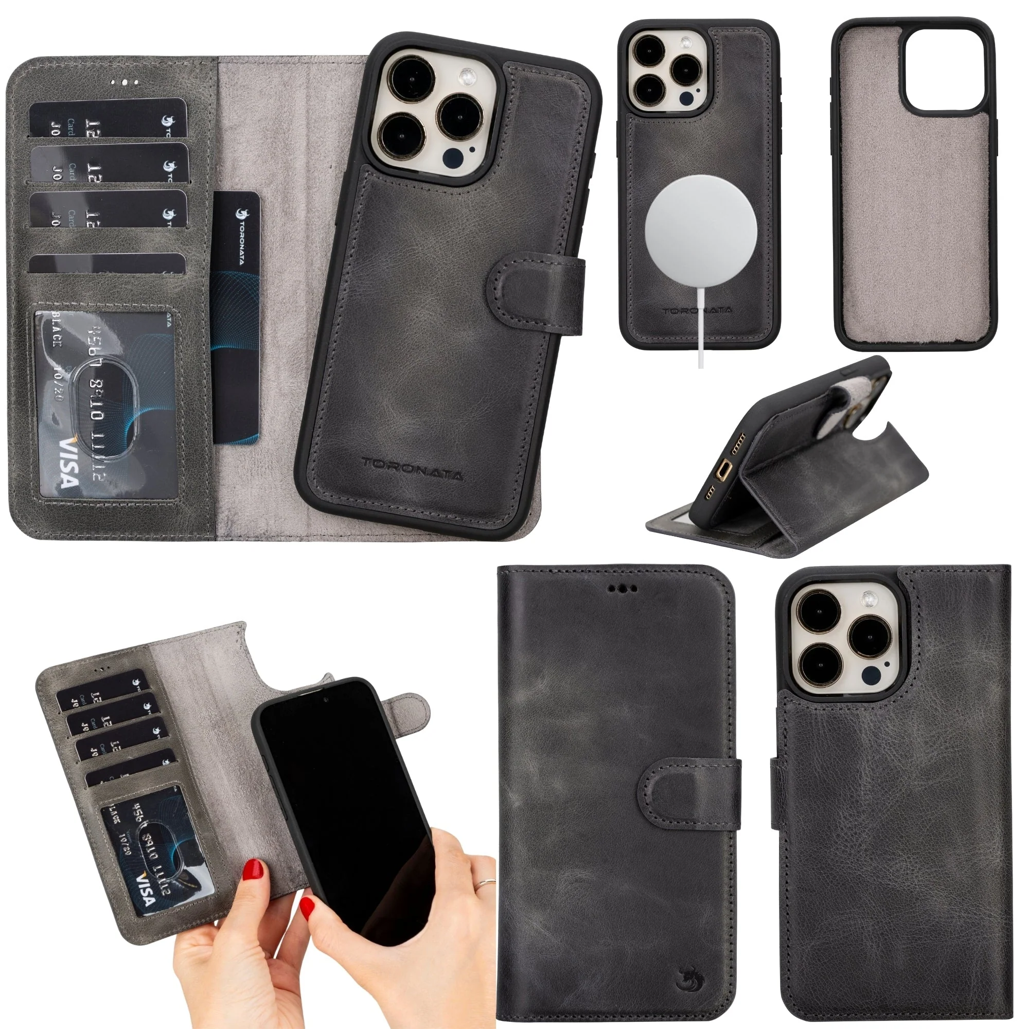 Casper Leather iPhone 14 Pro Wallet Case | MagSafe - Image 37