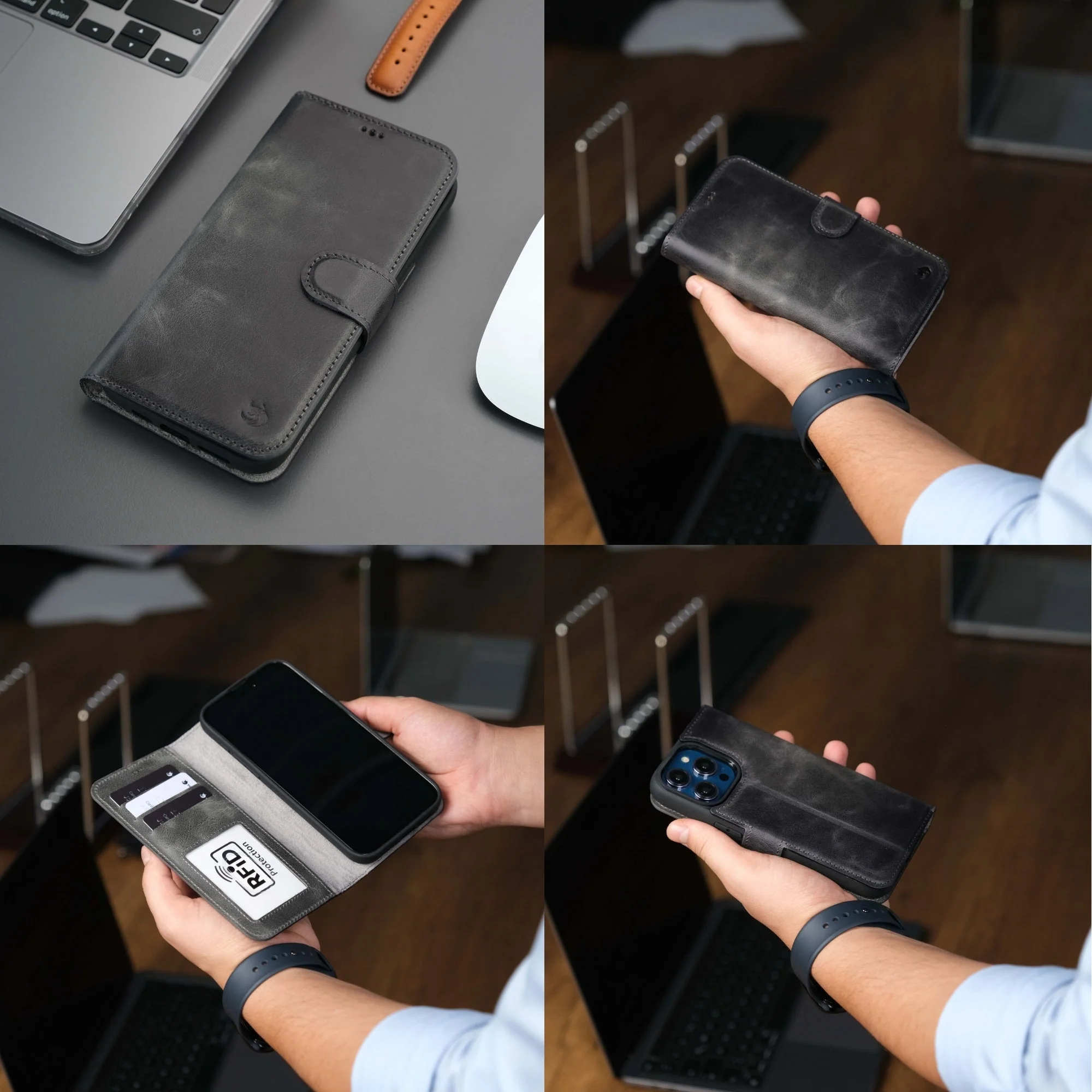 Casper Leather iPhone 14 Pro Wallet Case | MagSafe - Image 44