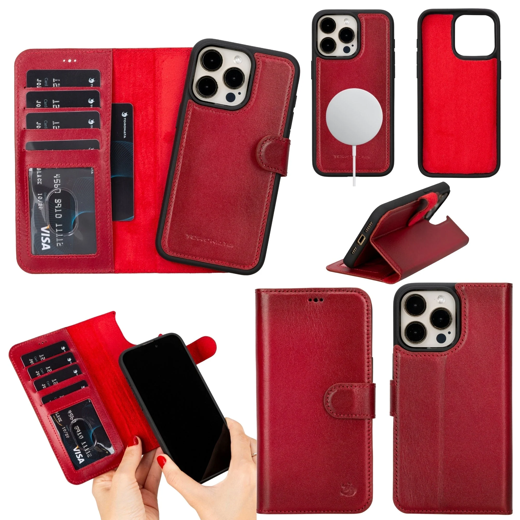 Casper Leather iPhone 14 Pro Wallet Case | MagSafe - Image 46