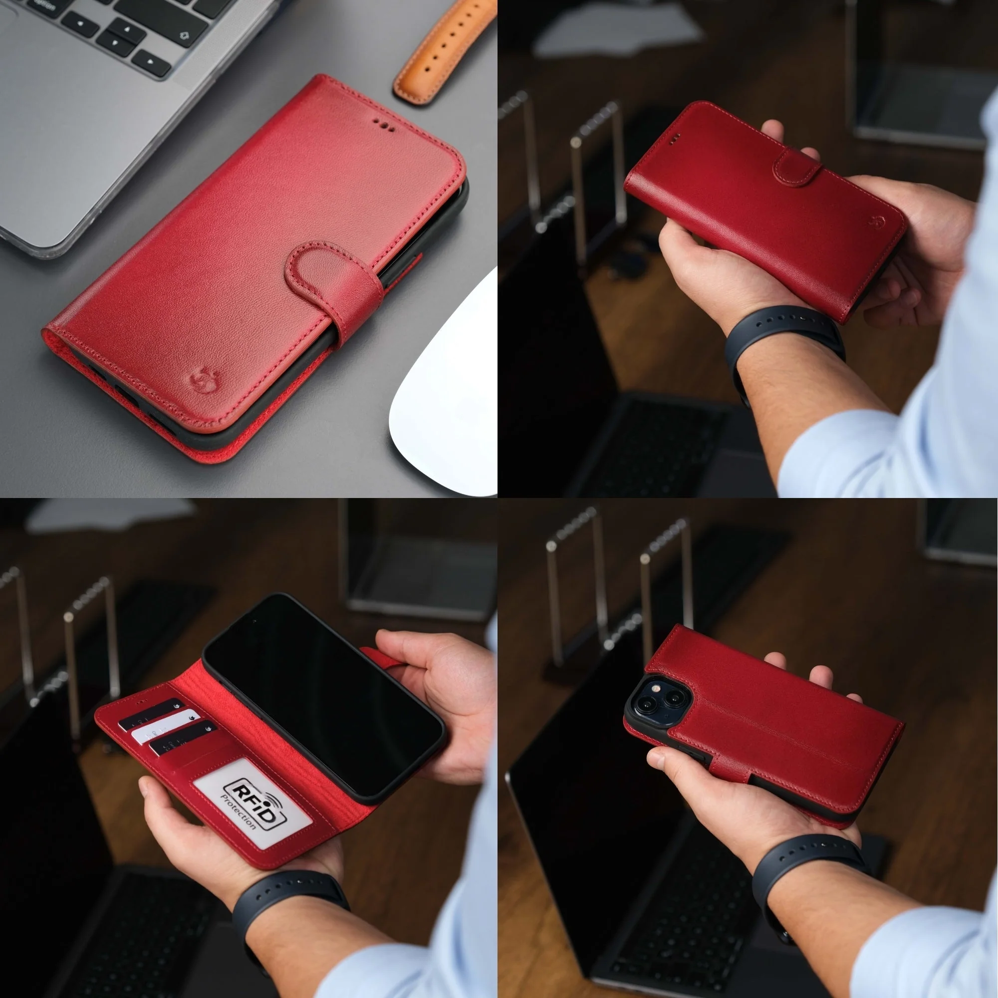 Casper Leather iPhone 14 Wallet Case | MagSafe - Image 53