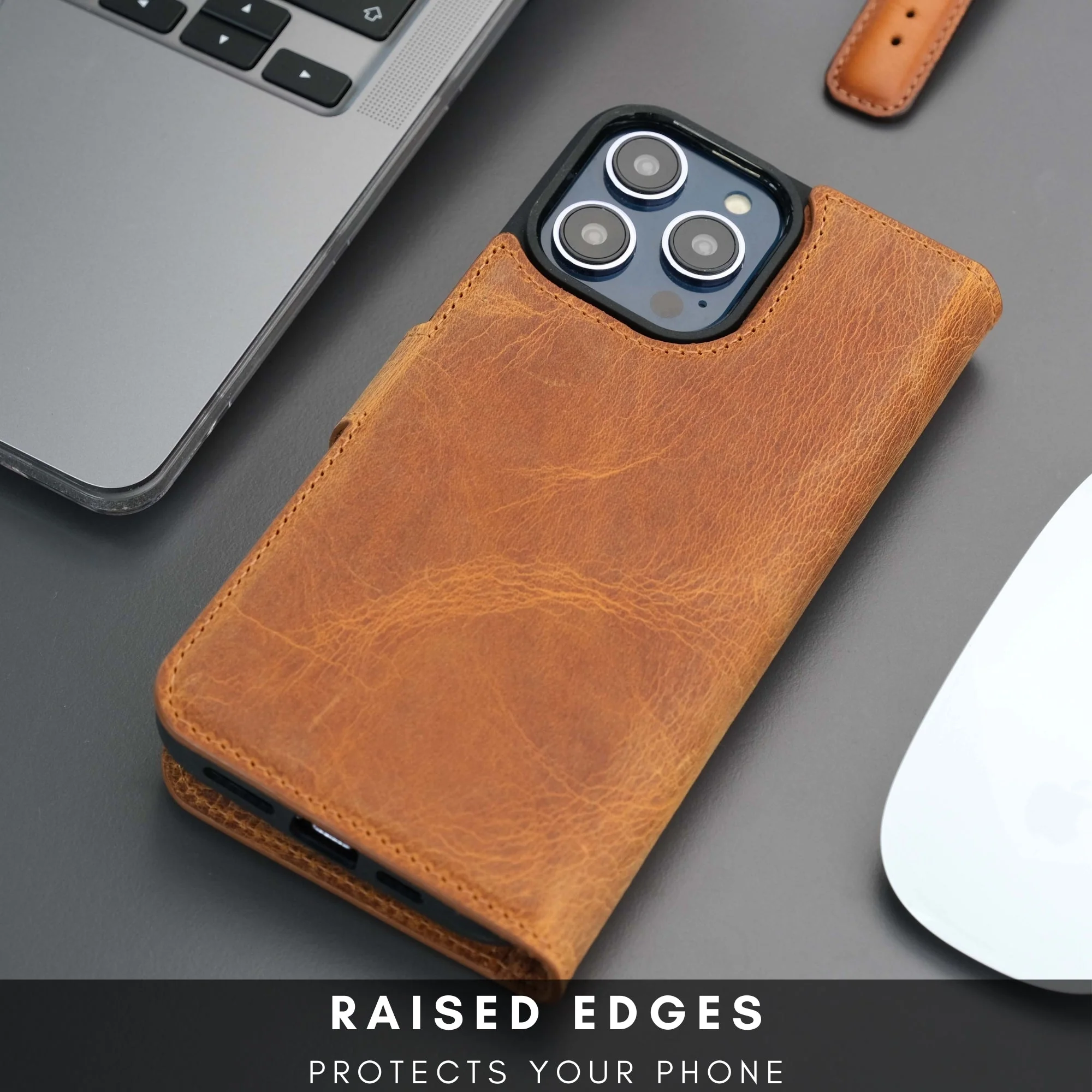 Casper Leather iPhone 15 Pro Max Wallet Case | Detachable MagSafe Compatible RFID Protection - Image 33