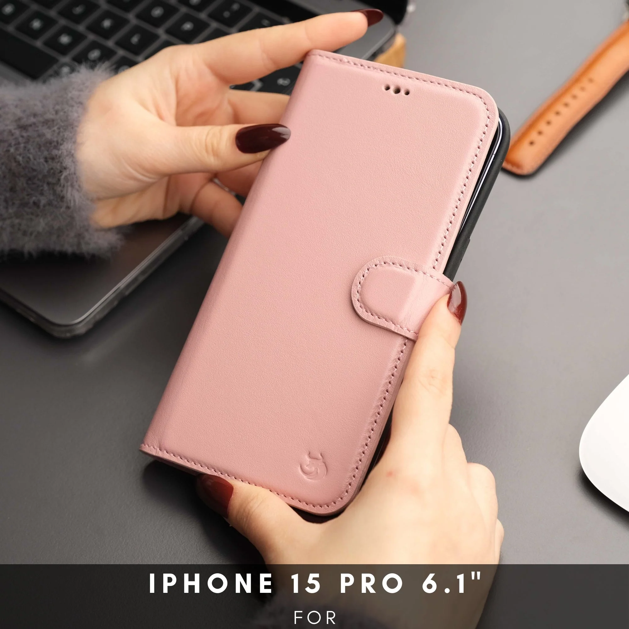 Casper Leather iPhone 15 Pro Wallet Case | Detachable MagSafe Compatible RFID Protection - Image 30