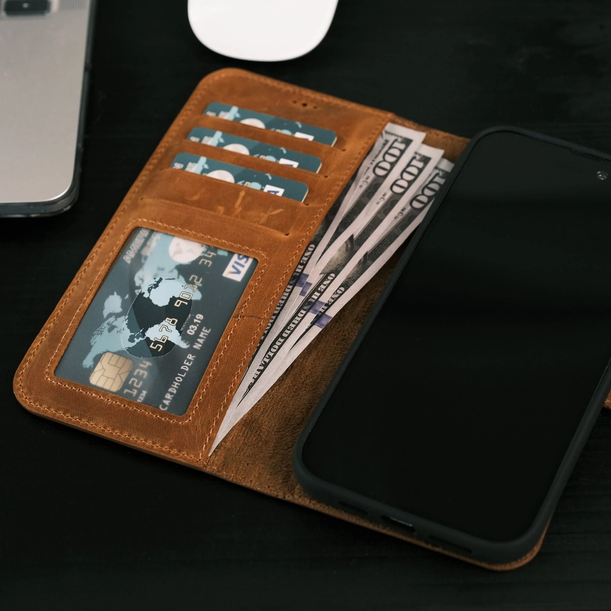 Casper Leather iPhone 15 Series Wallet Case - Image 10