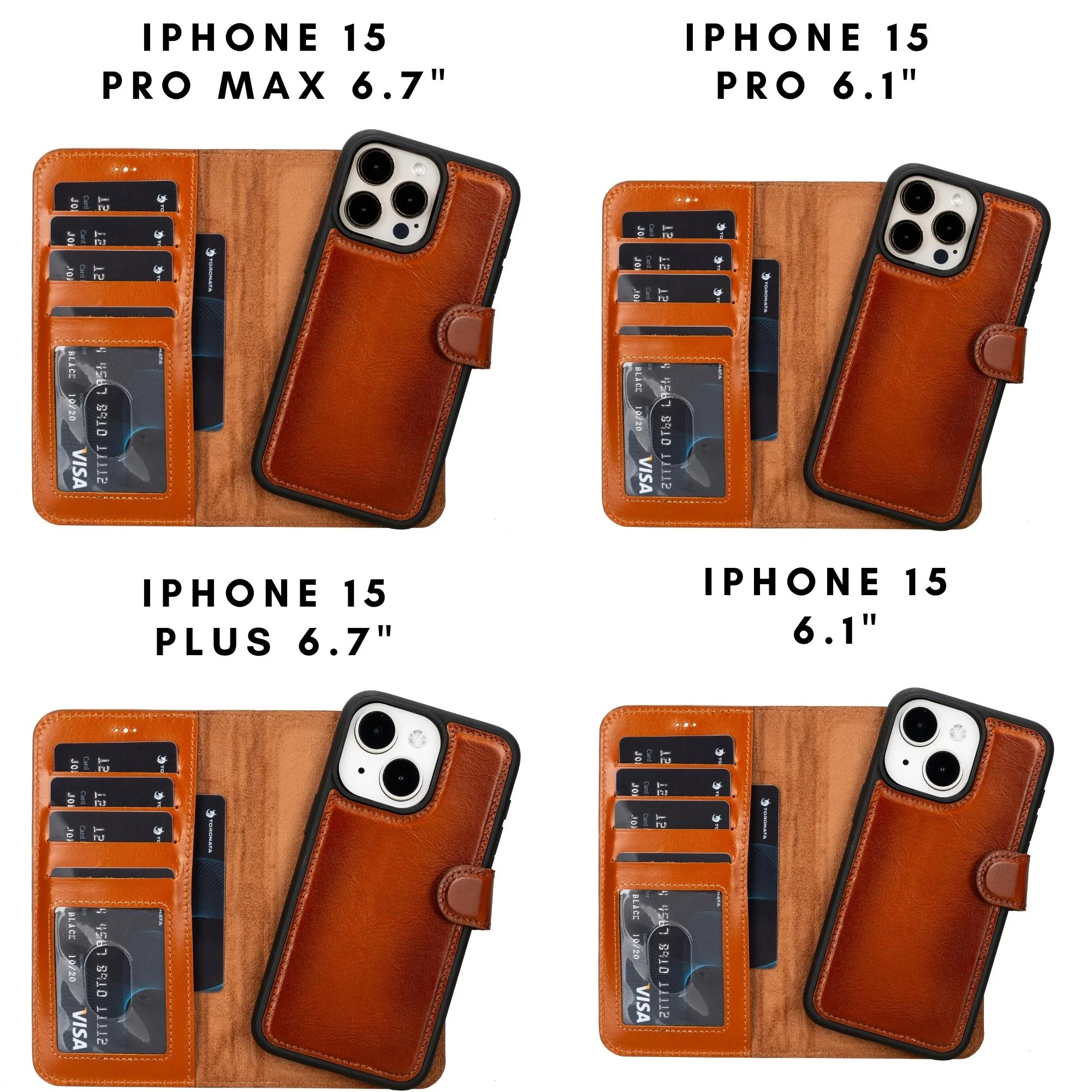 Casper Leather iPhone 15 Series Wallet Case - Image 22