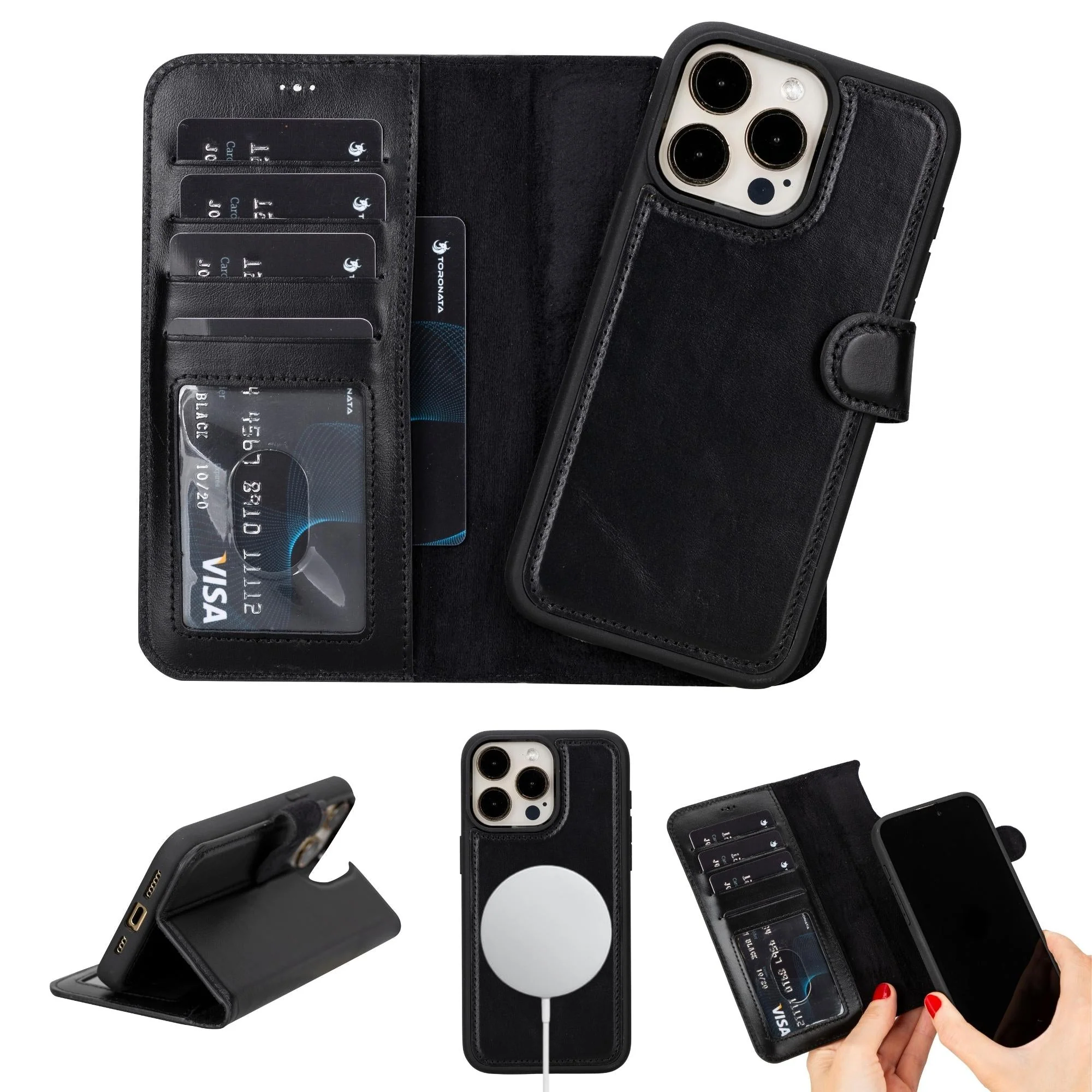 Casper Leather iPhone 15 Series Wallet Case - Image 31