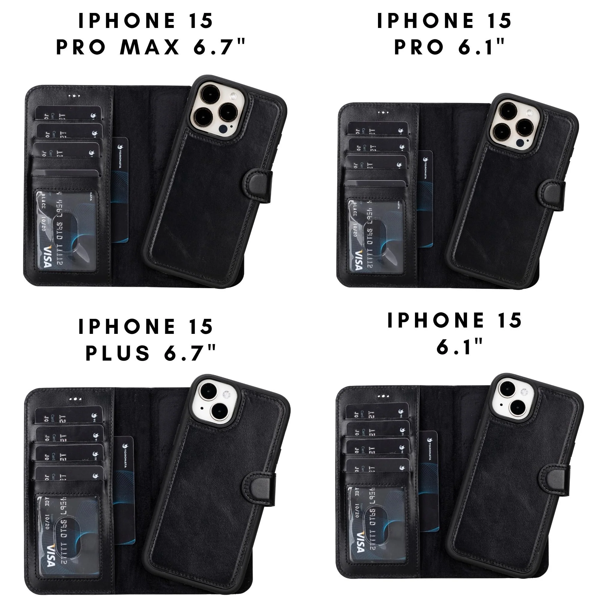 Casper Leather iPhone 15 Series Wallet Case - Image 33