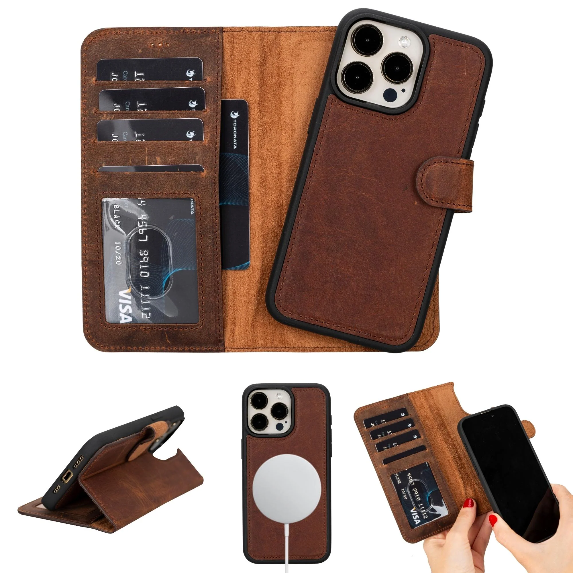 Casper Leather iPhone 15 Series Wallet Case - Image 42