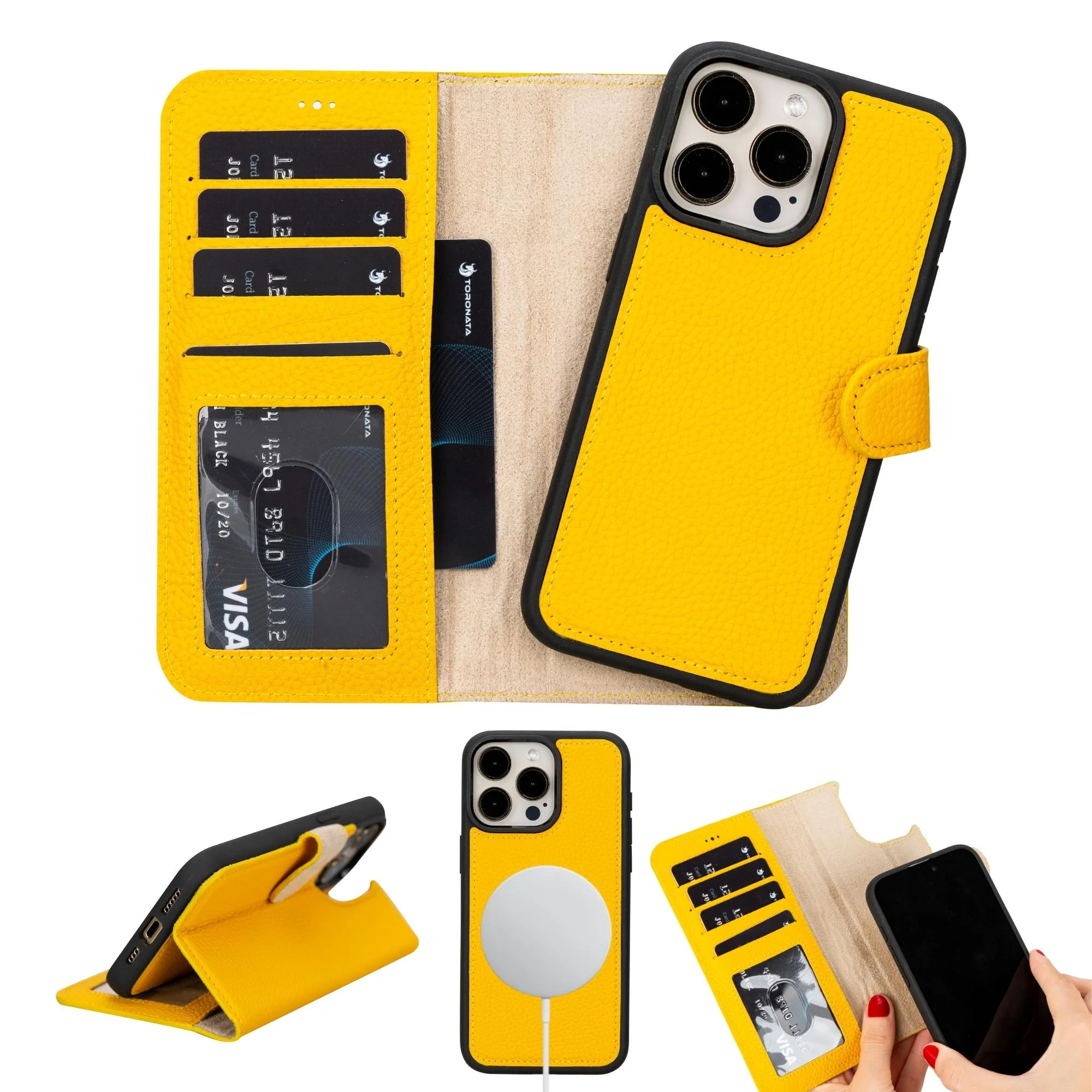 Casper Leather iPhone 15 Series Wallet Case - Image 64