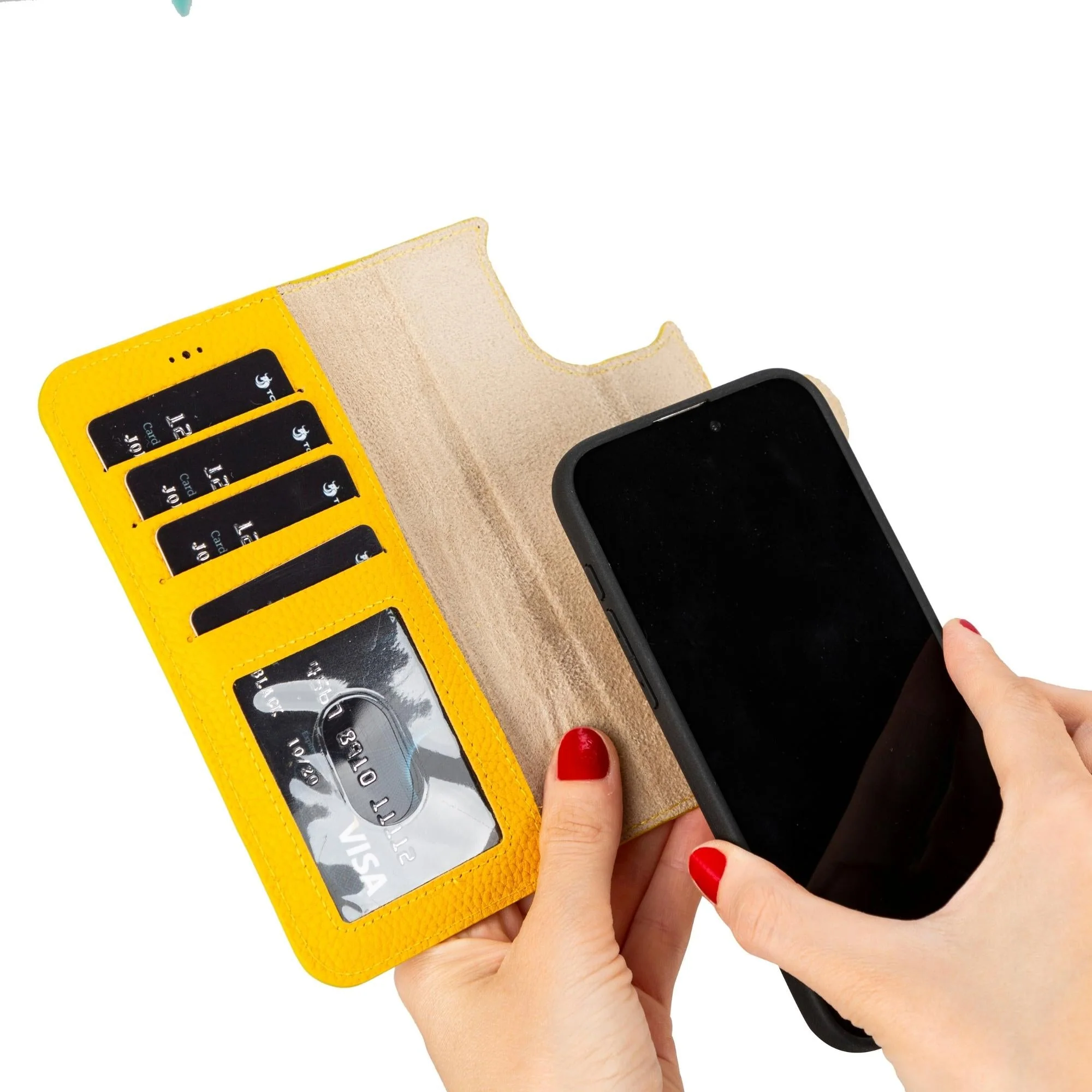 Casper Leather iPhone 15 Series Wallet Case - Image 68