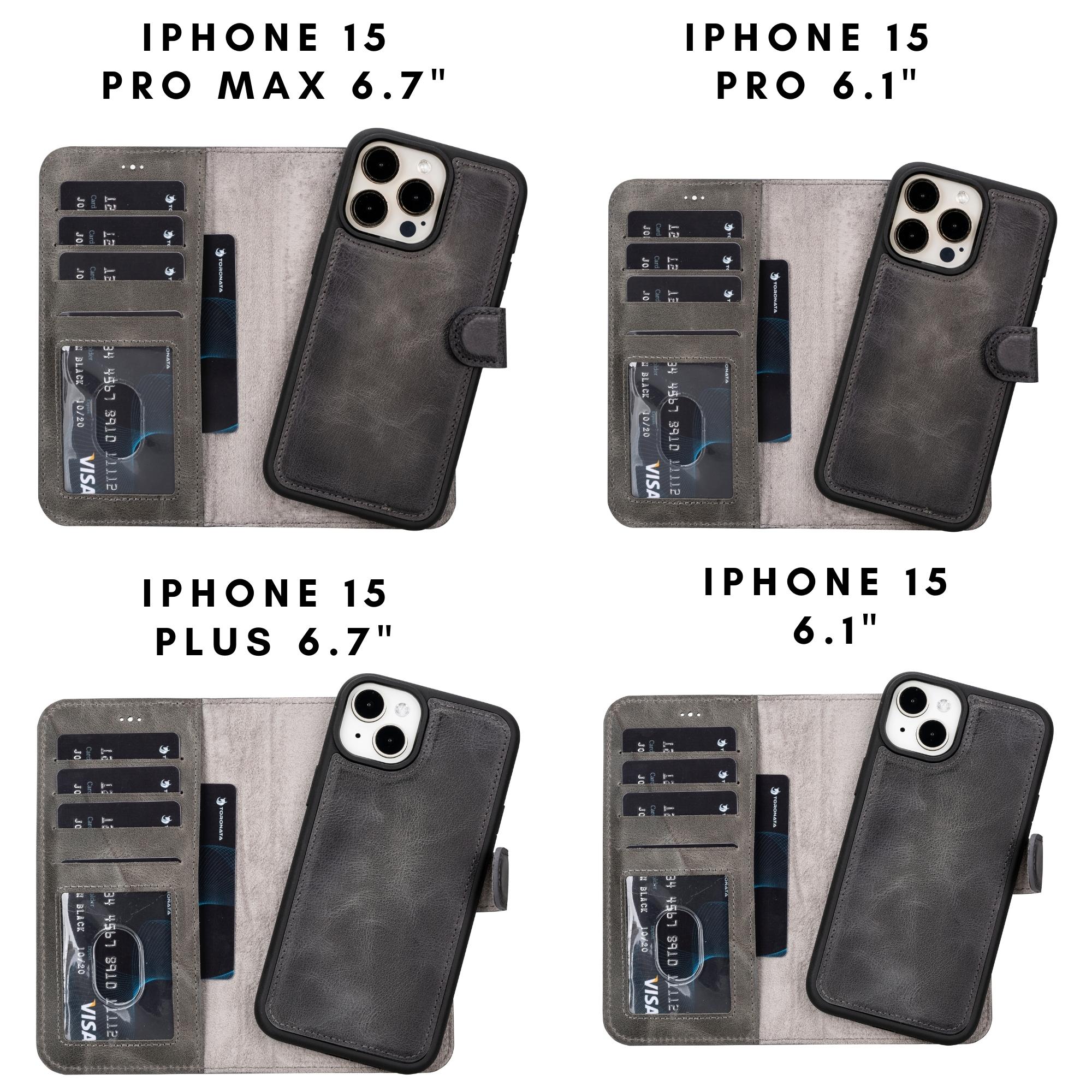 Casper Leather iPhone 15 Series Wallet Case - Image 87
