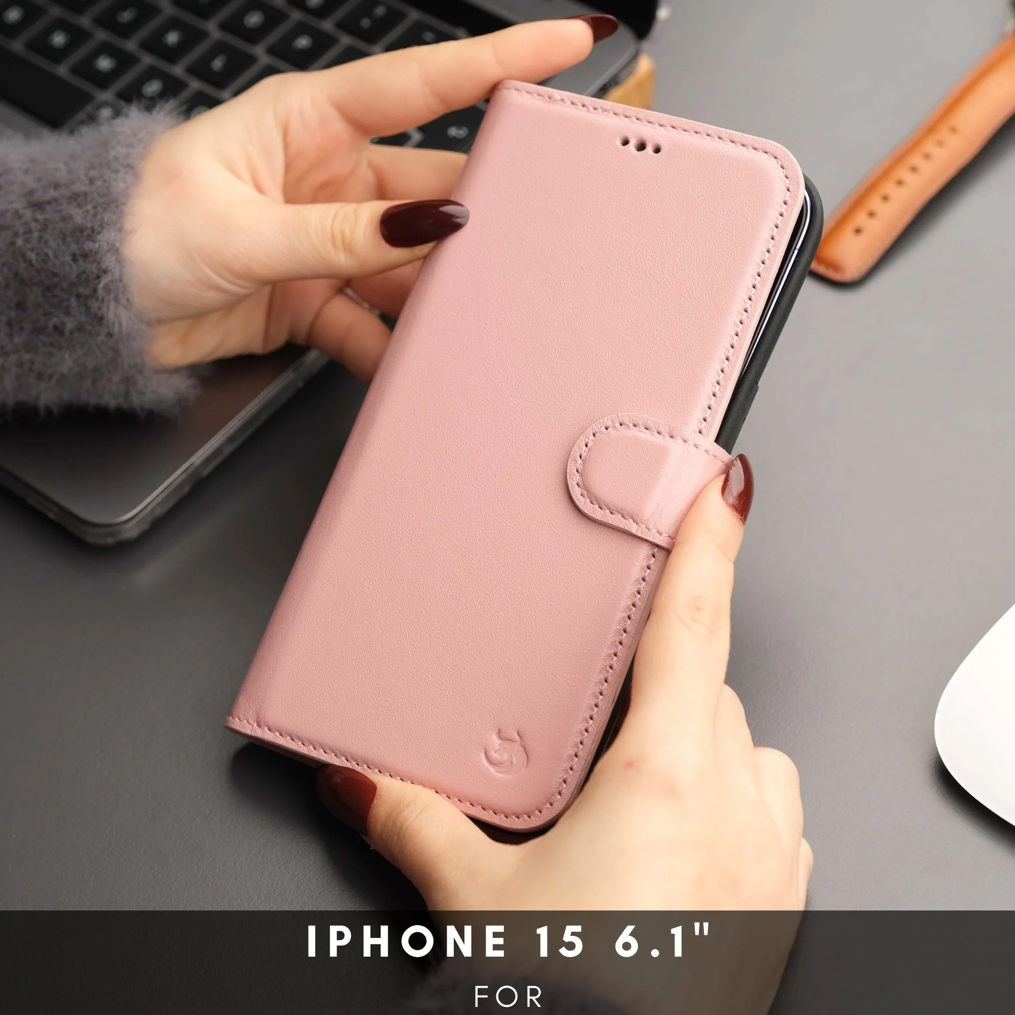 Casper Leather iPhone 15 Wallet Case | Detachable MagSafe Compatible RFID Protection - Image 57
