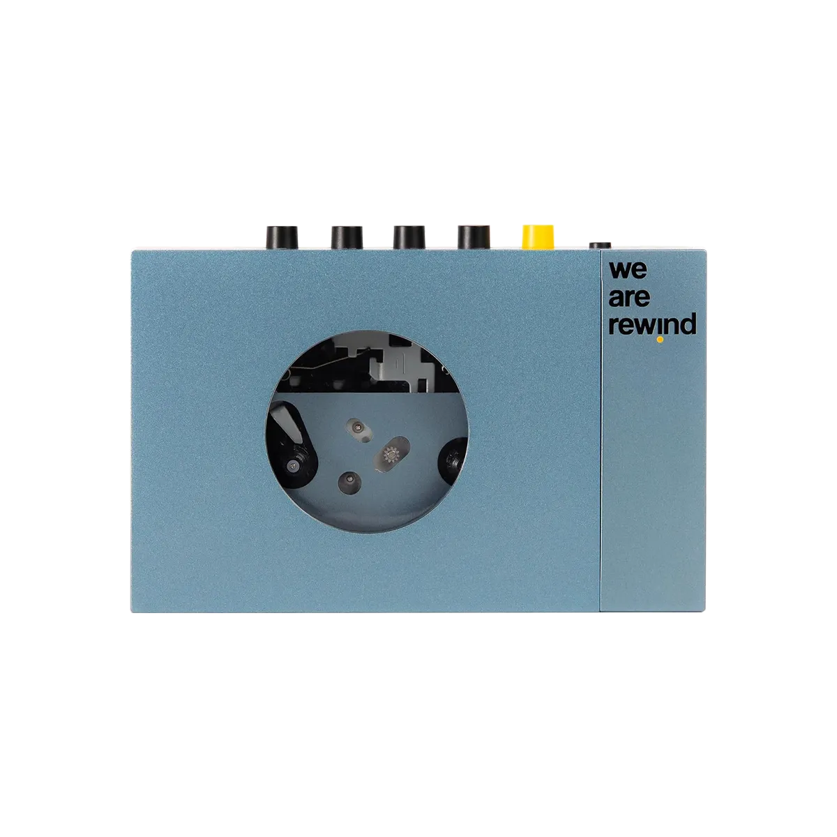 Cassette Tape Recorder with Bluetooth Connection Speaker Blue - Image 3
