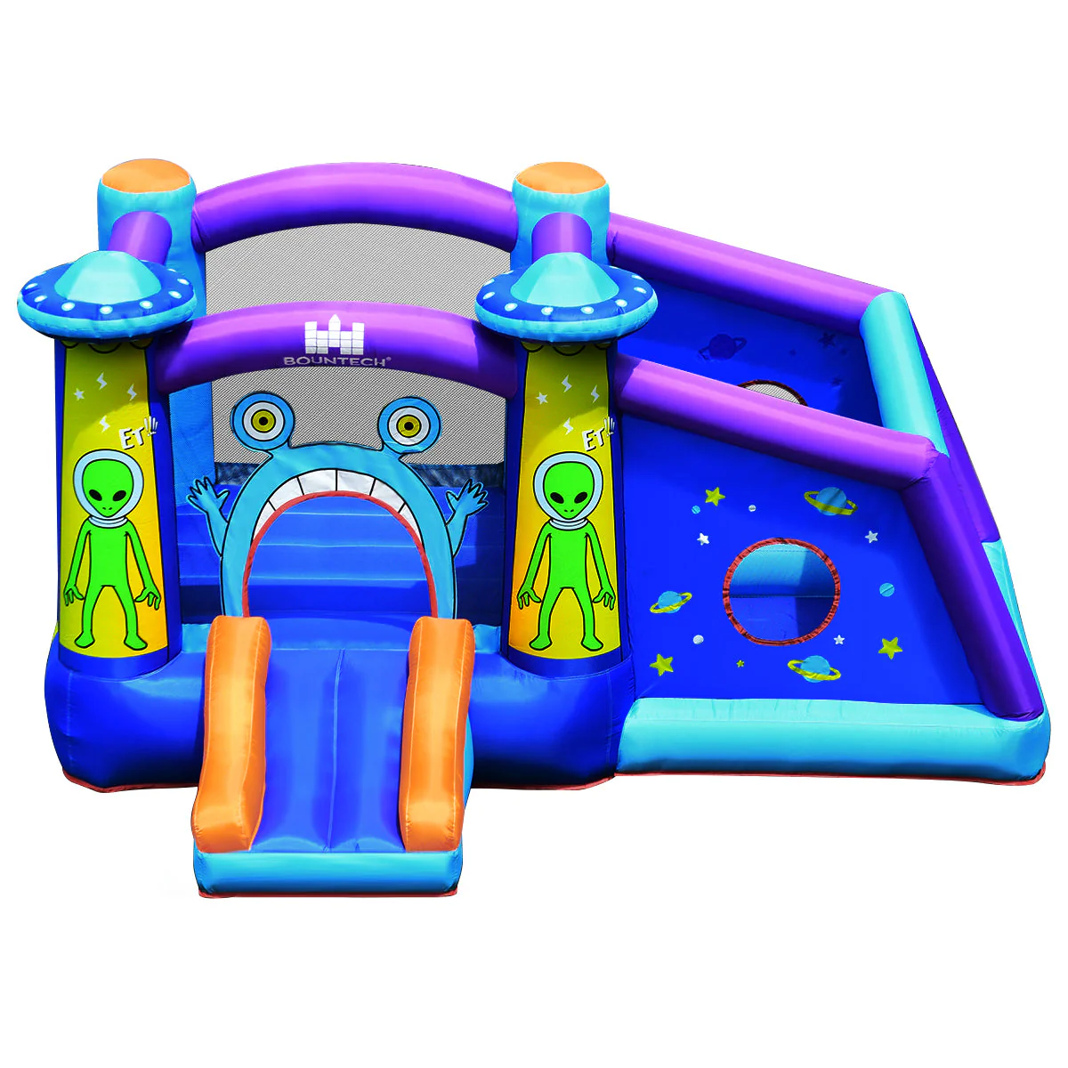 Castle Jumping Bouncer with Water Slide and 550W Blower - Image 2