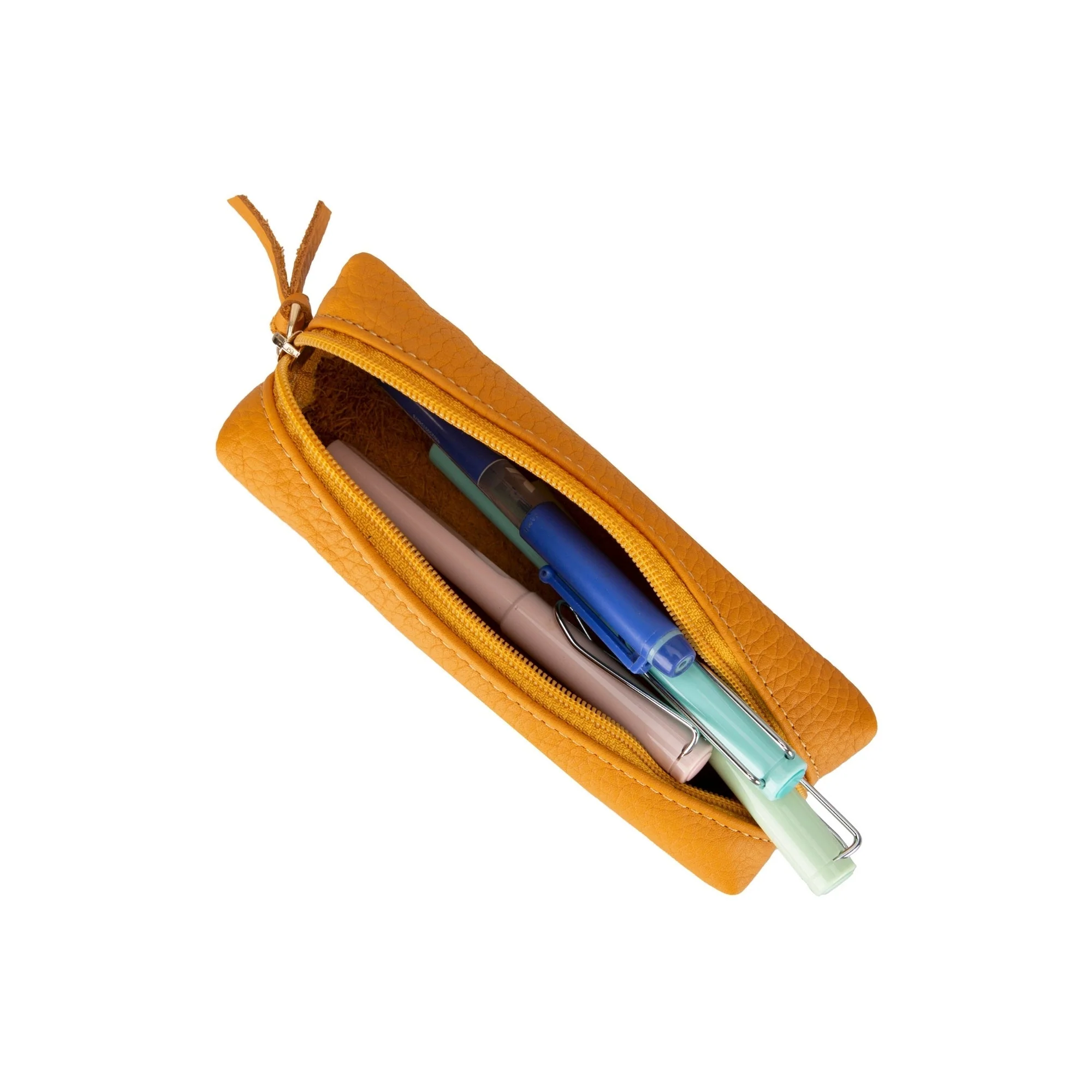 Centennial Multipurpose Leather Pencil Case and Makeup Bag - Image 12