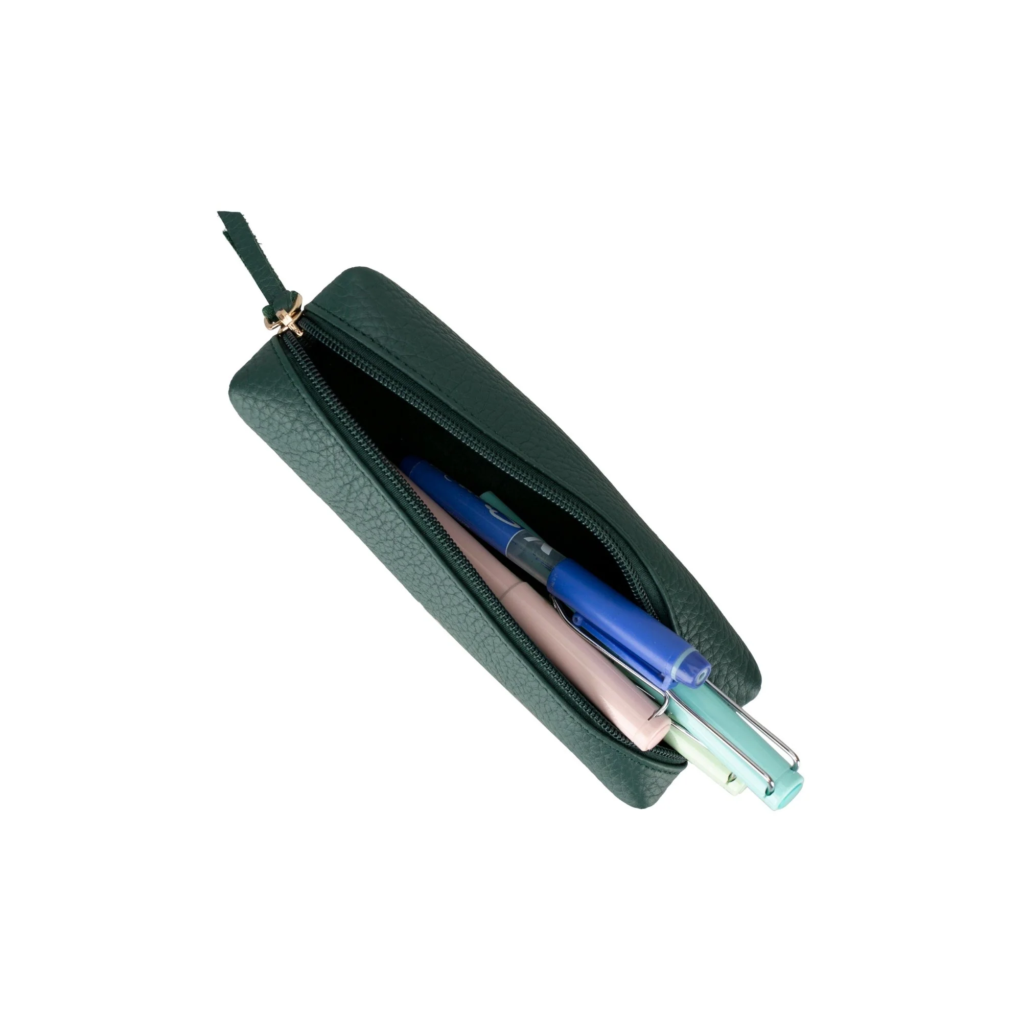Centennial Multipurpose Leather Pencil Case and Makeup Bag - Image 26