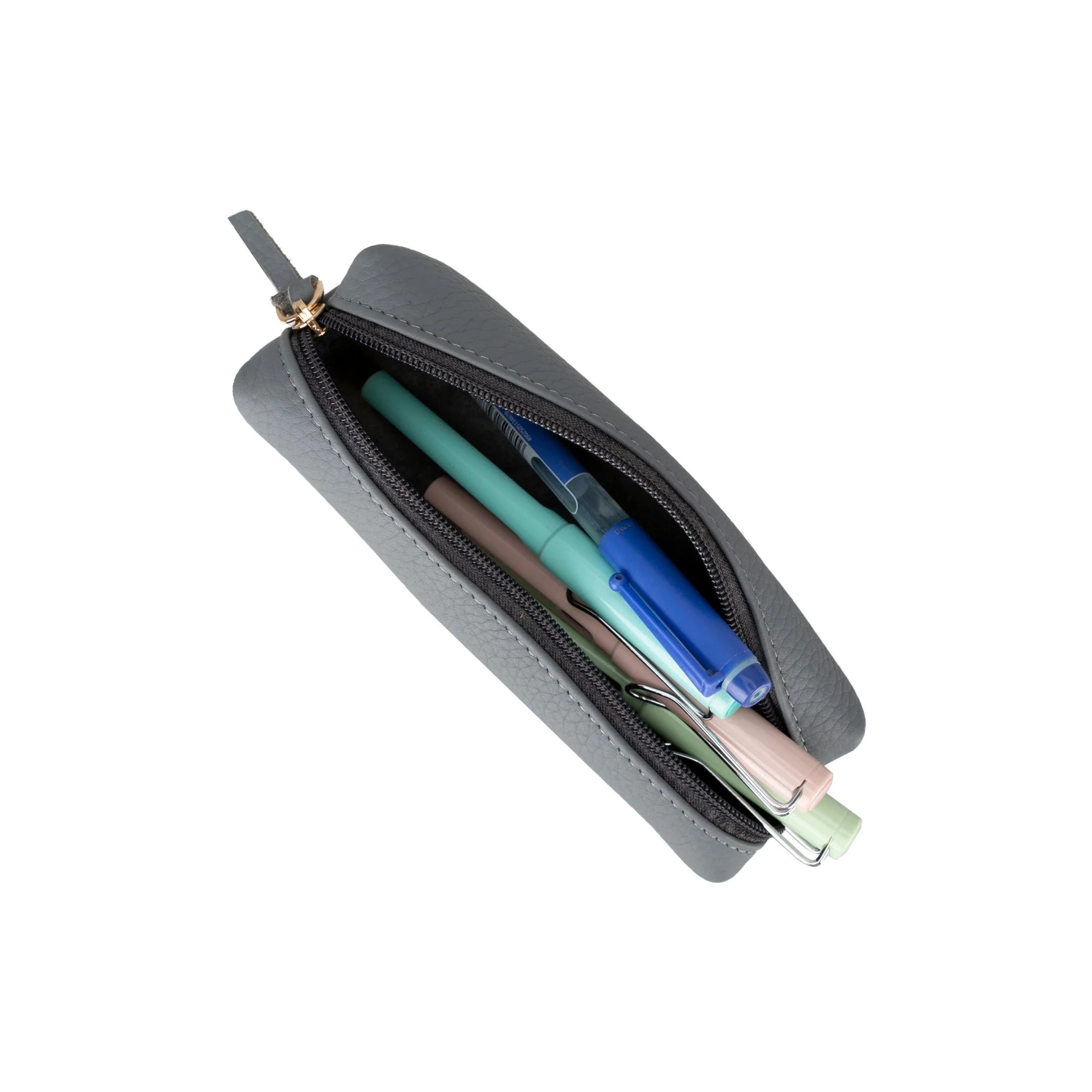 Centennial Multipurpose Leather Pencil Case and Makeup Bag - Image 36