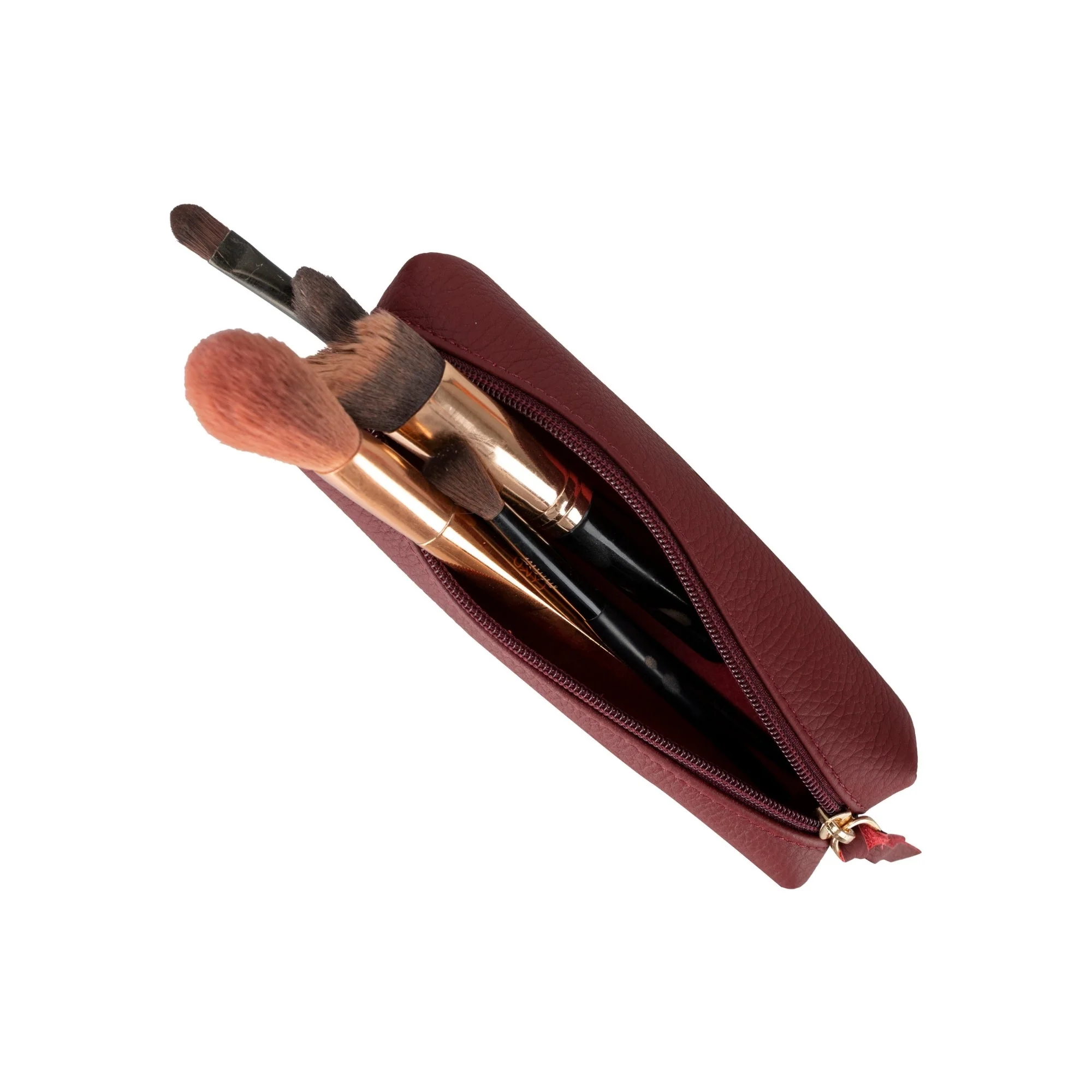 Centennial Multipurpose Leather Pencil Case and Makeup Bag - Image 4